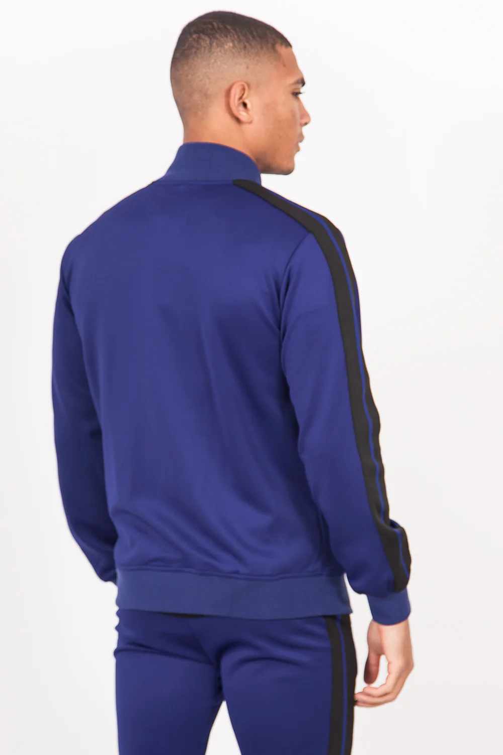 Haut survĂȘtement tracktop bleu - Image 3