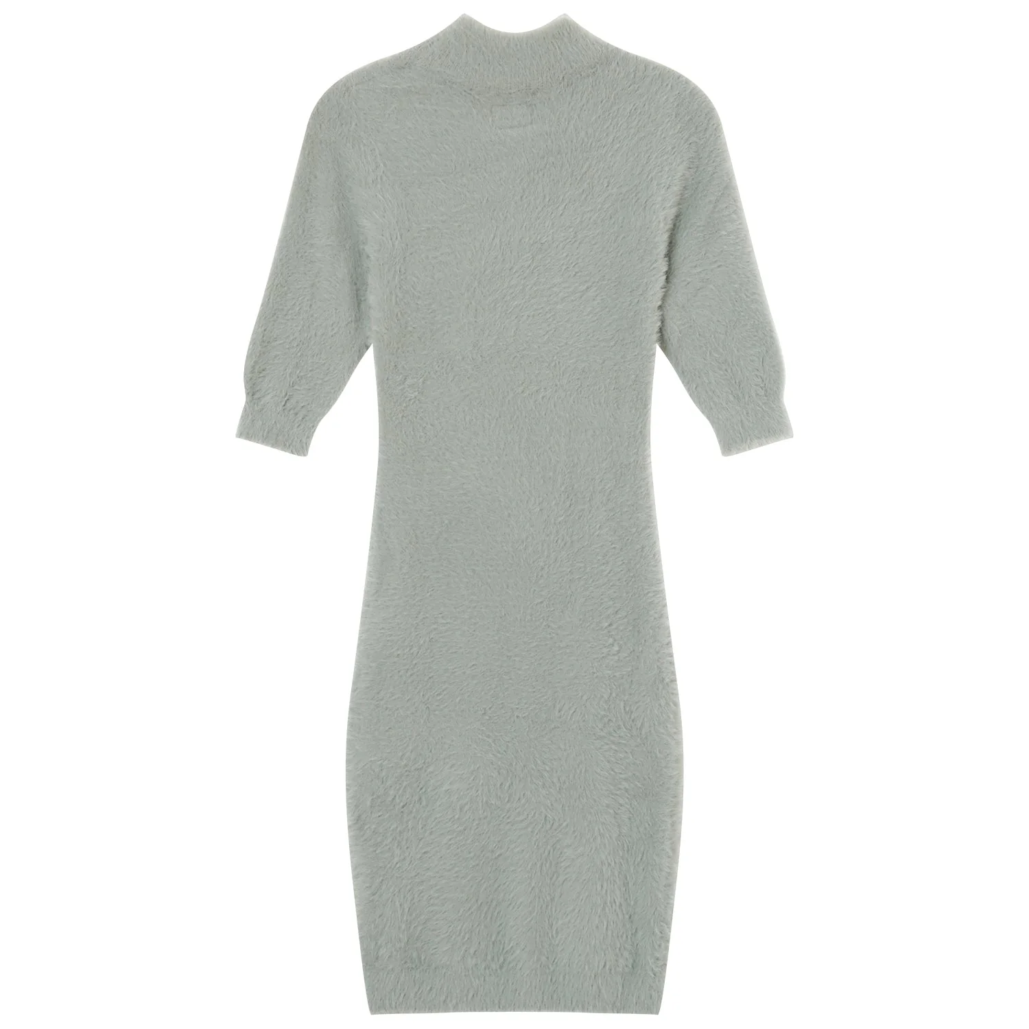 HELENA BU | Robe duveteuse Vert clair - Image 7
