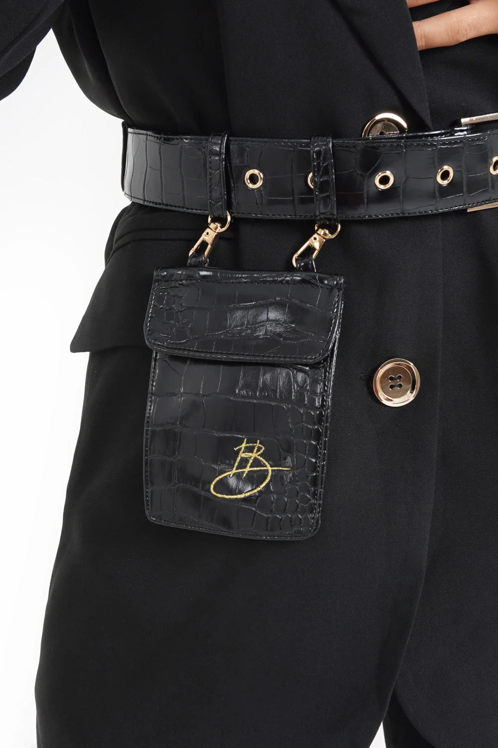 HELENA BU | Veste blazer Noir - Image 3