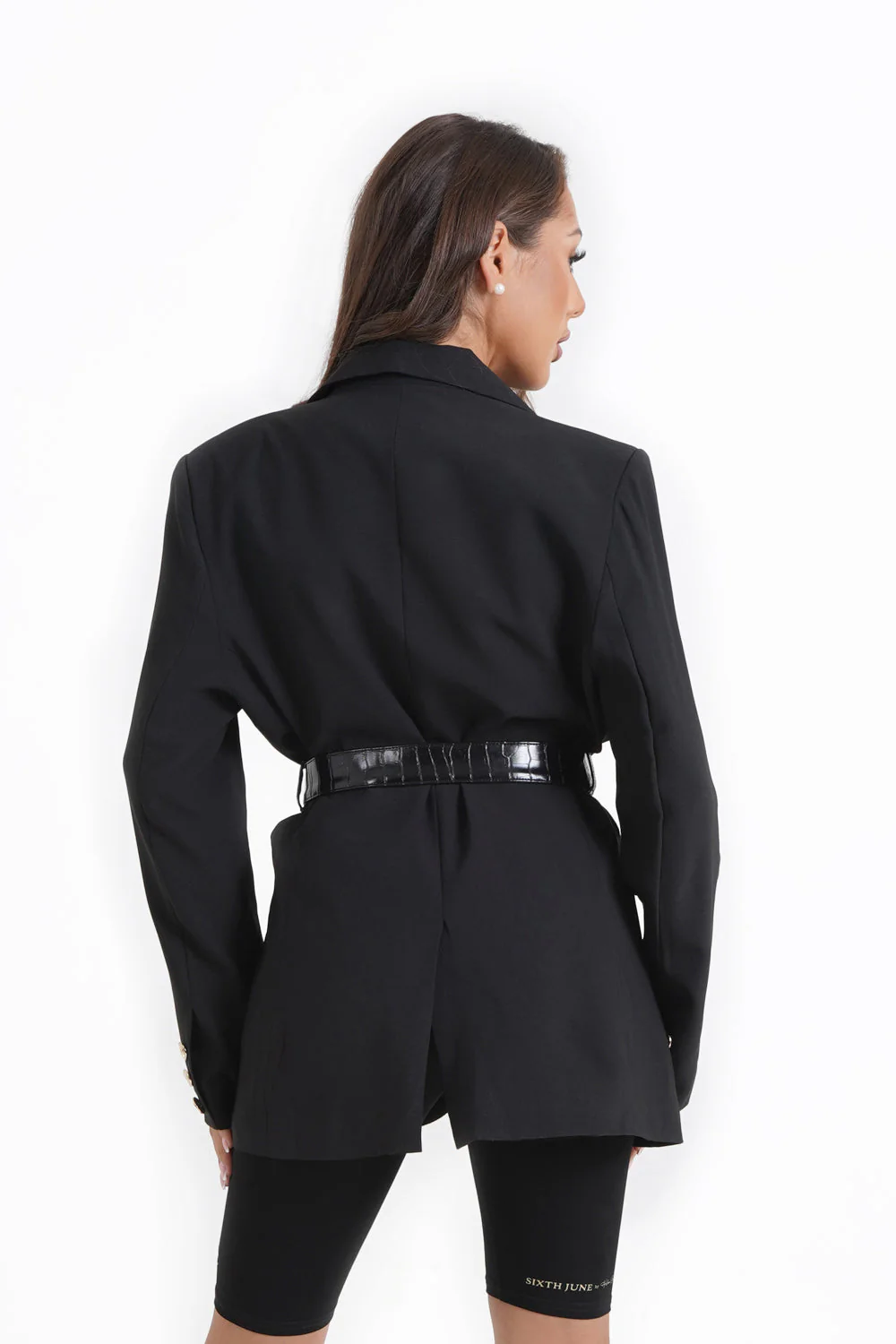 HELENA BU | Veste blazer Noir - Image 6