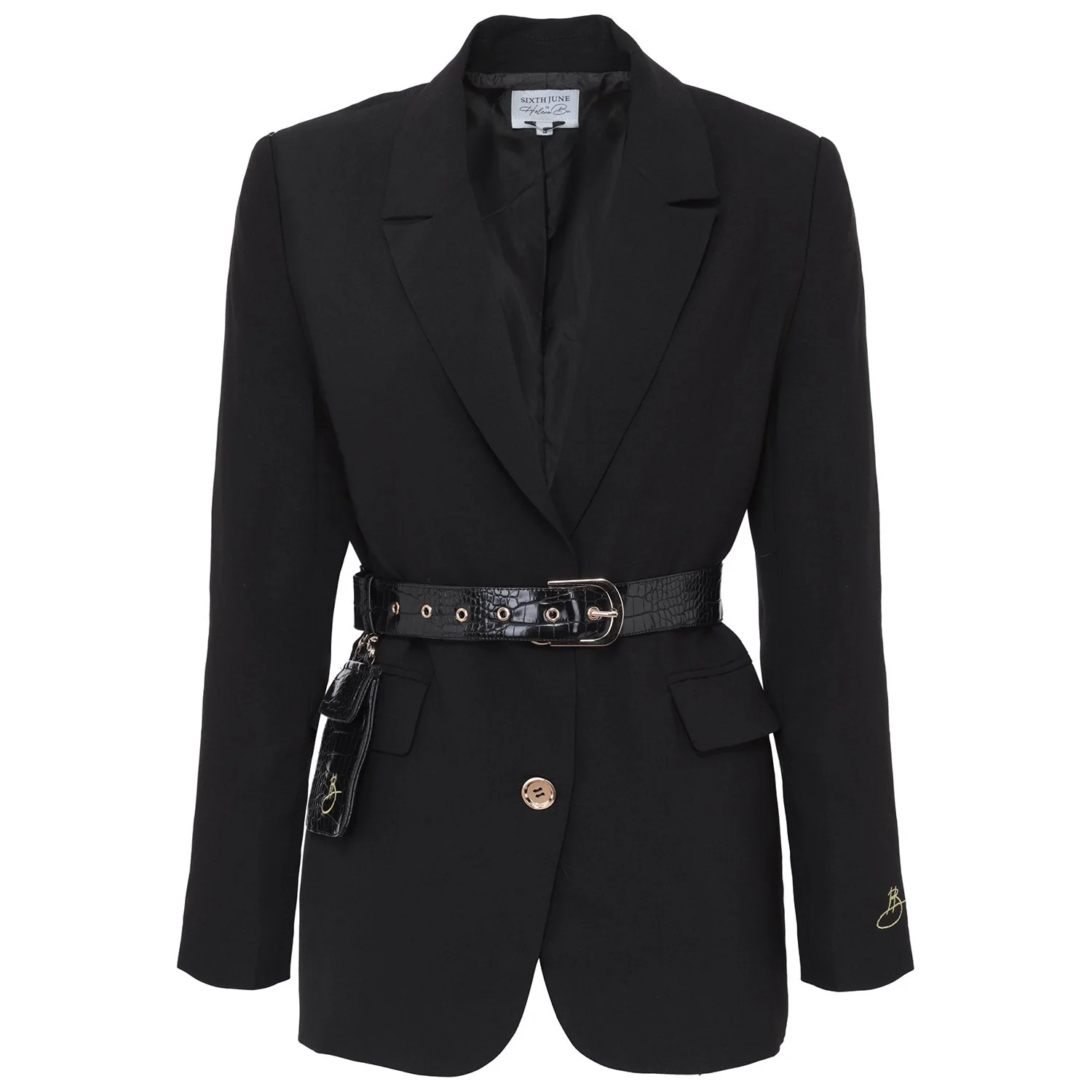 HELENA BU | Veste blazer Noir - Image 7