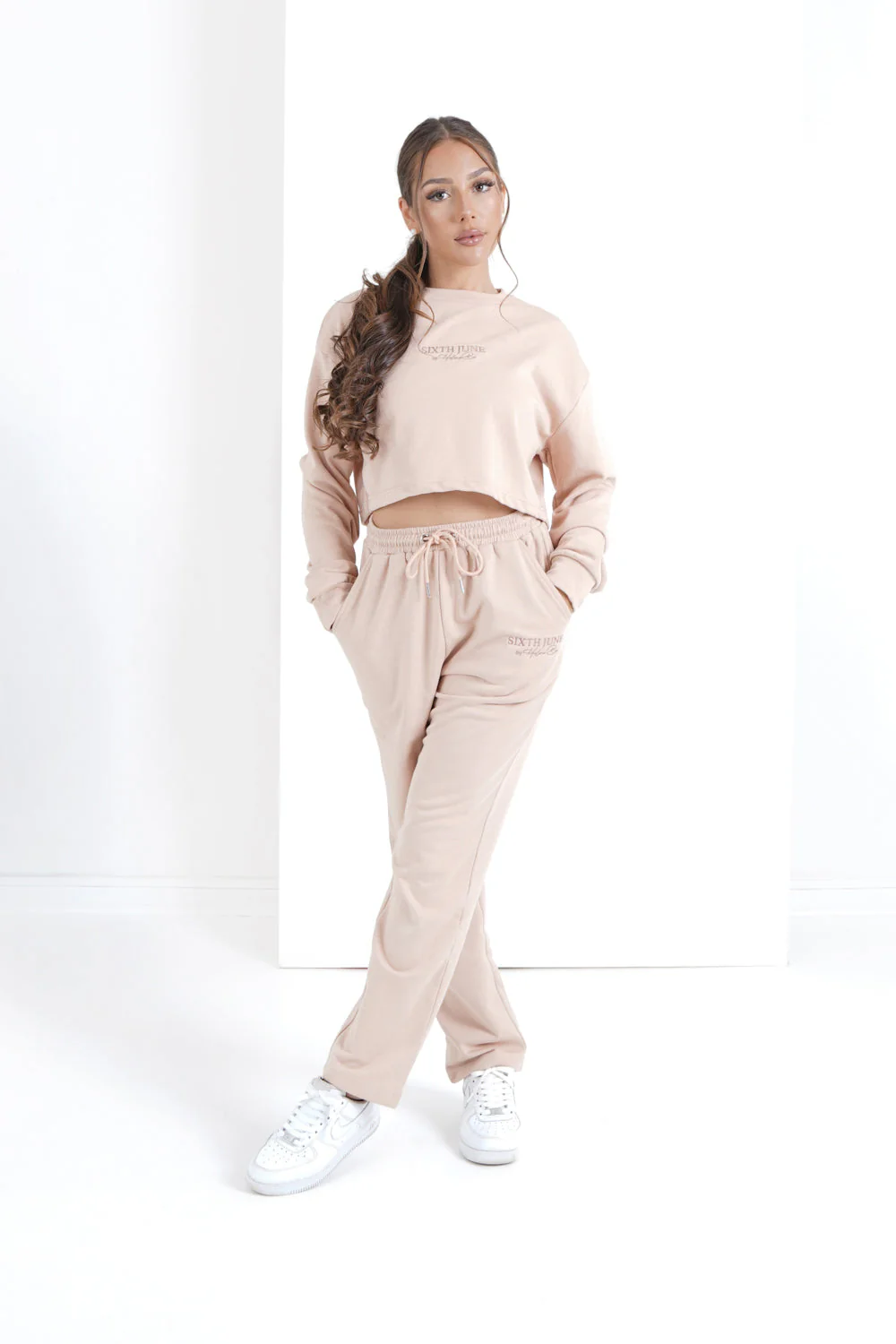 HELENA BU | Pantalon jogging Beige - Image 2