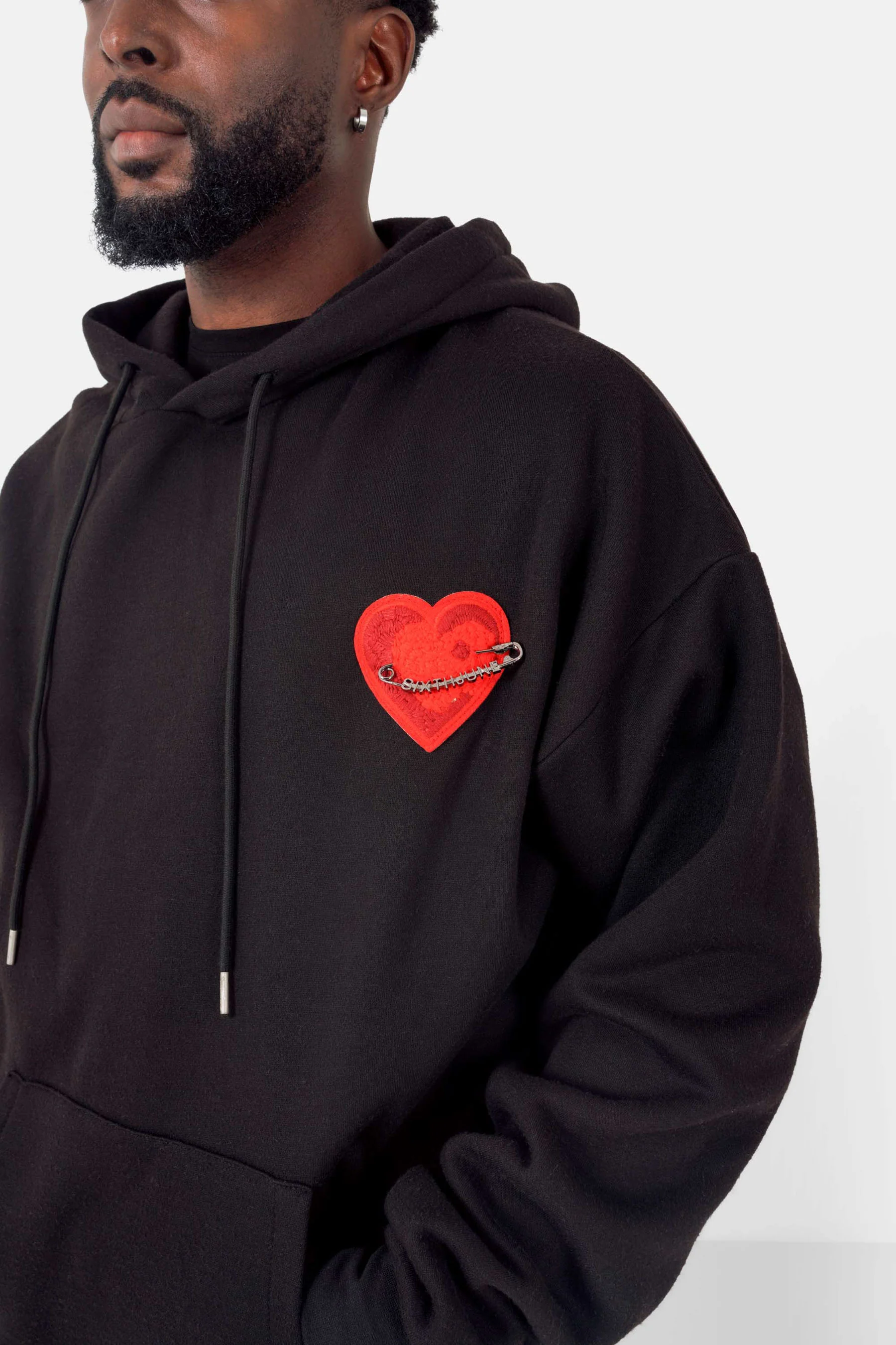 HEART fleece hoodie - Image 3