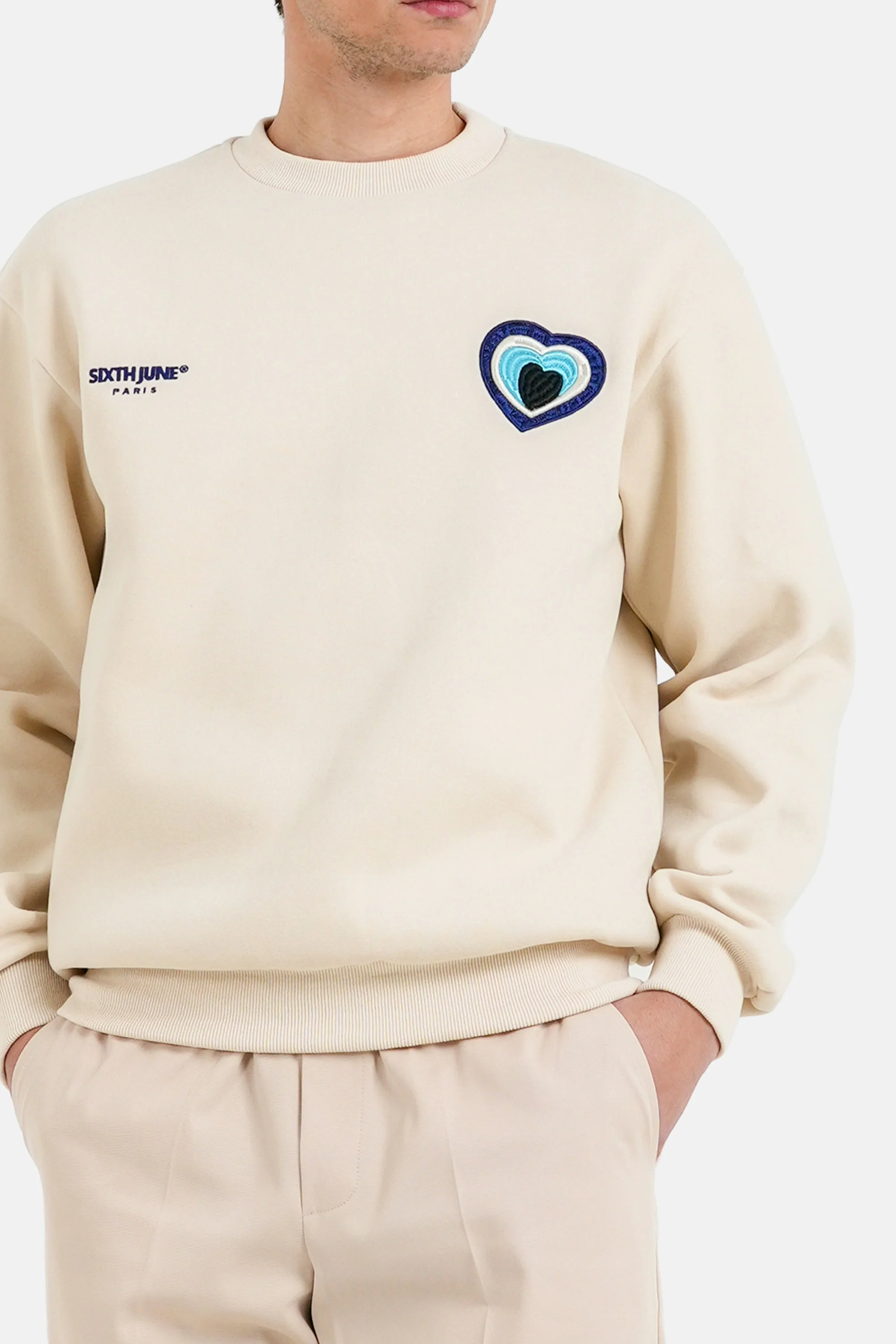 HEART patch sweatshirt - Image 3