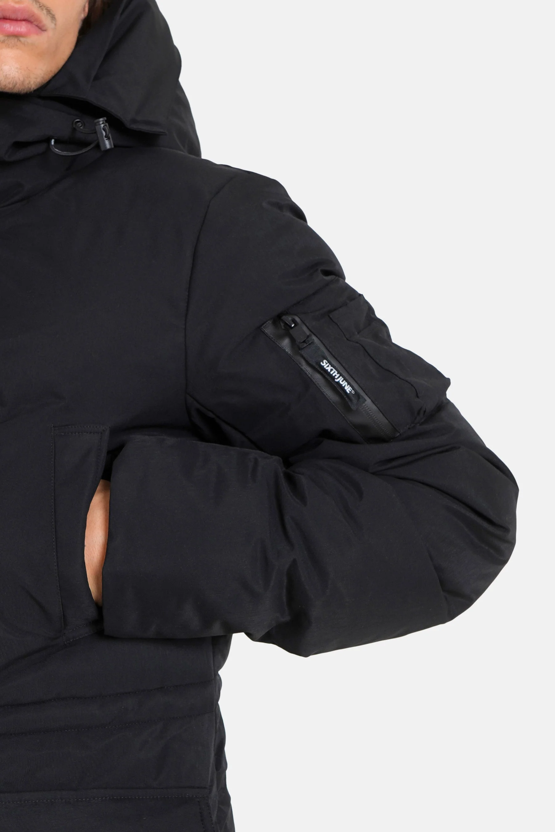 Parka étanche poches Noir - Image 4