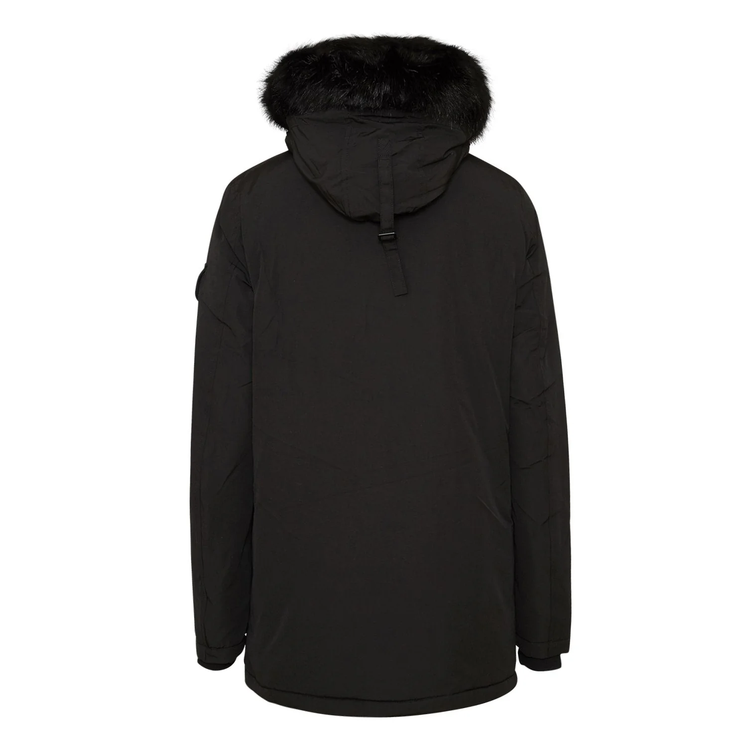Parka chauffante fourrure noir - Image 8