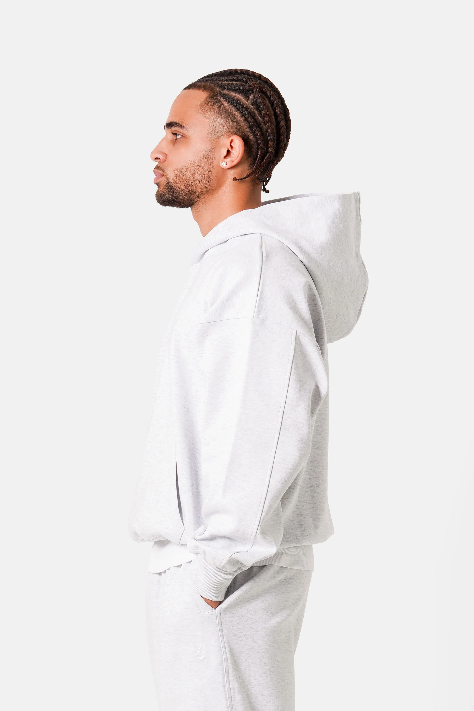 HEART embroidery hoodie - Image 4