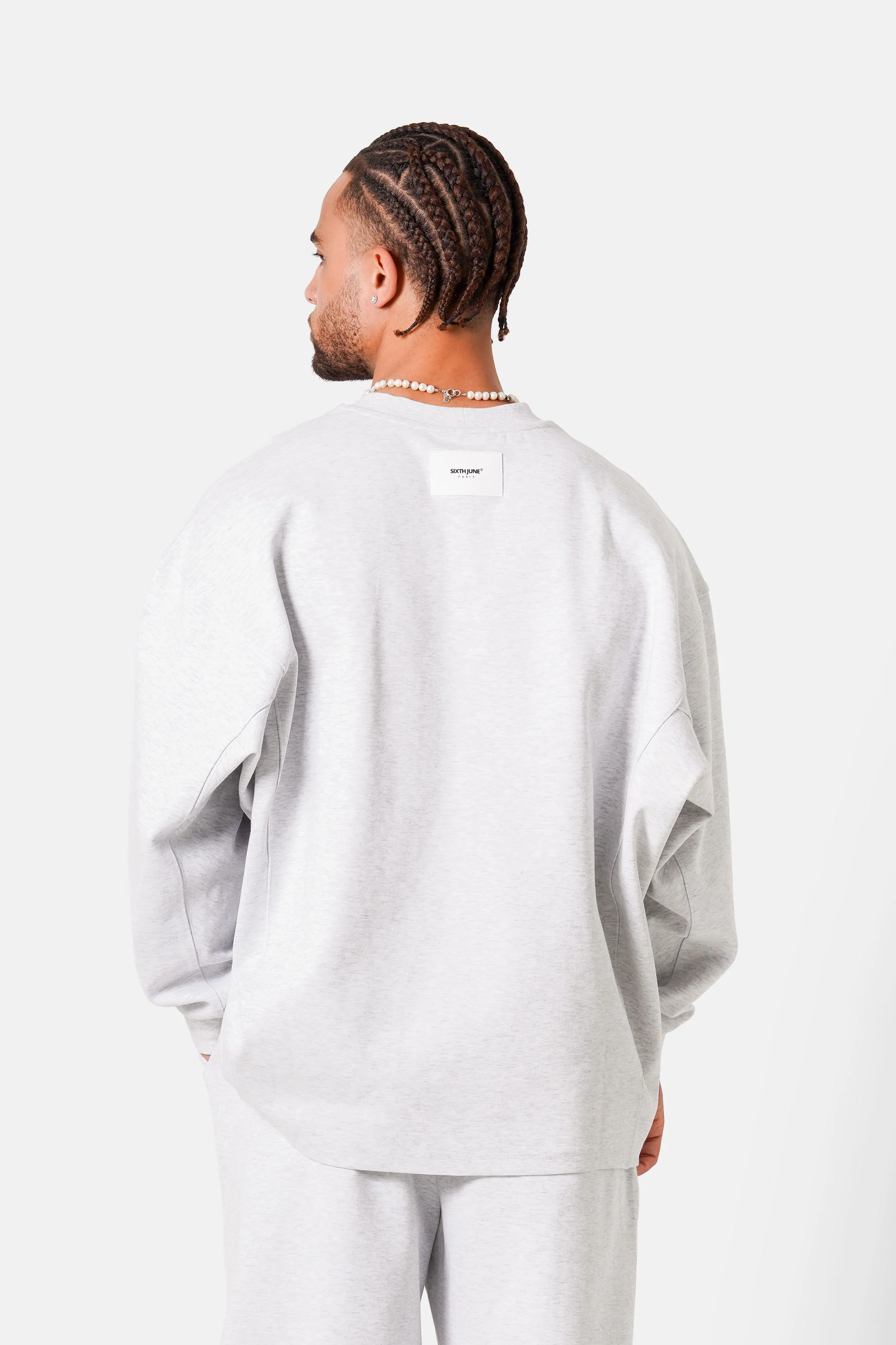 HEART embroidery crewneck - Image 5