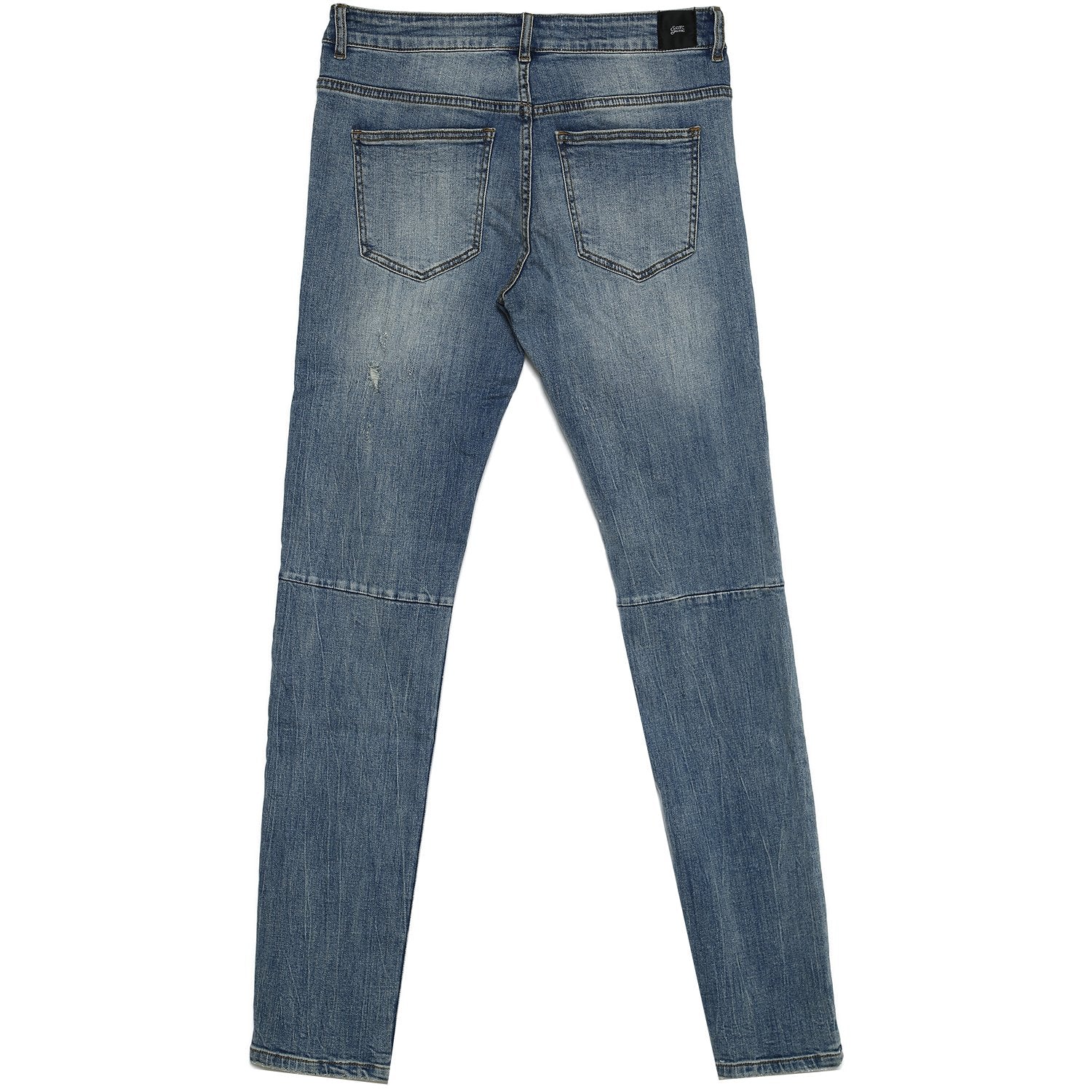 Jean usé délavé skinny bleu - Image 6