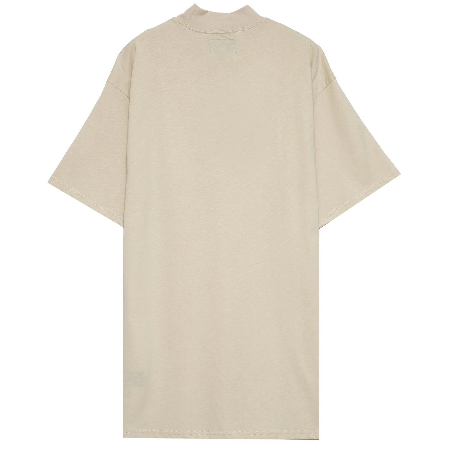 Robe t-shirt col montant Beige - Image 6