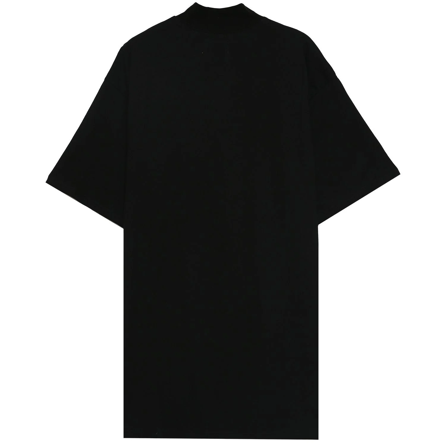 Robe t-shirt col montant Noir - Image 7