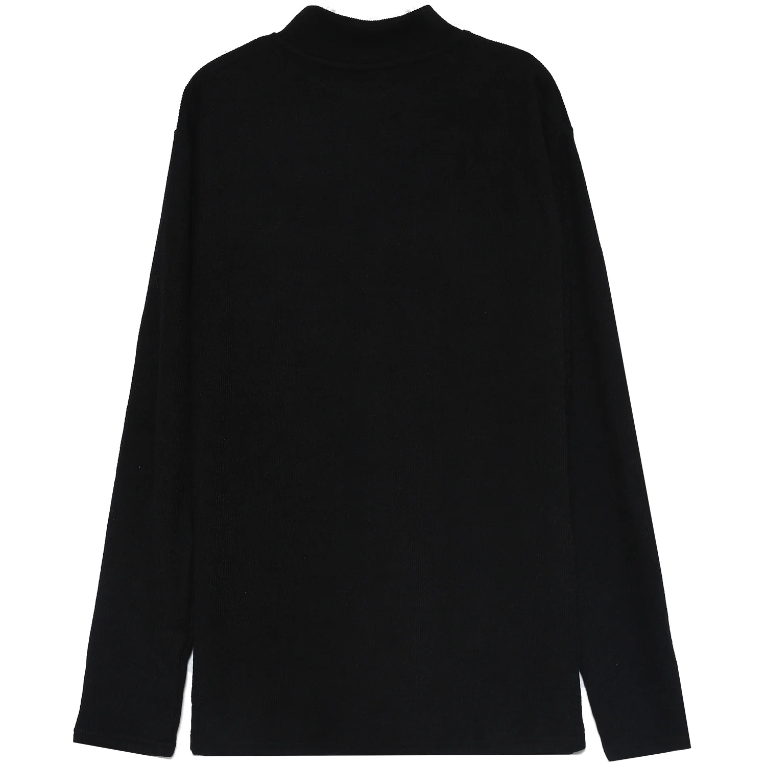 Pull en maille poche cargo noir - Image 7