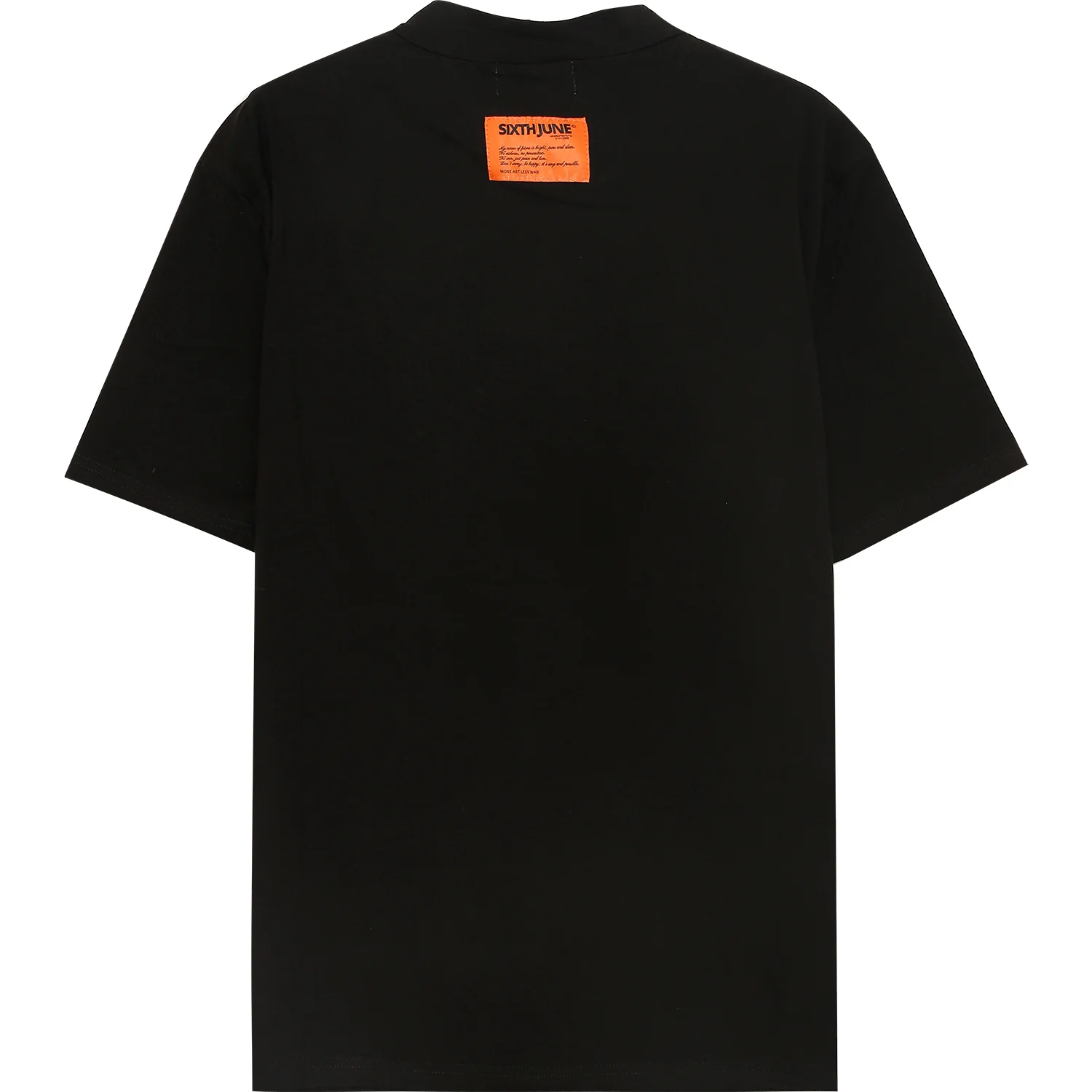 T-shirt logo col noir - Image 5