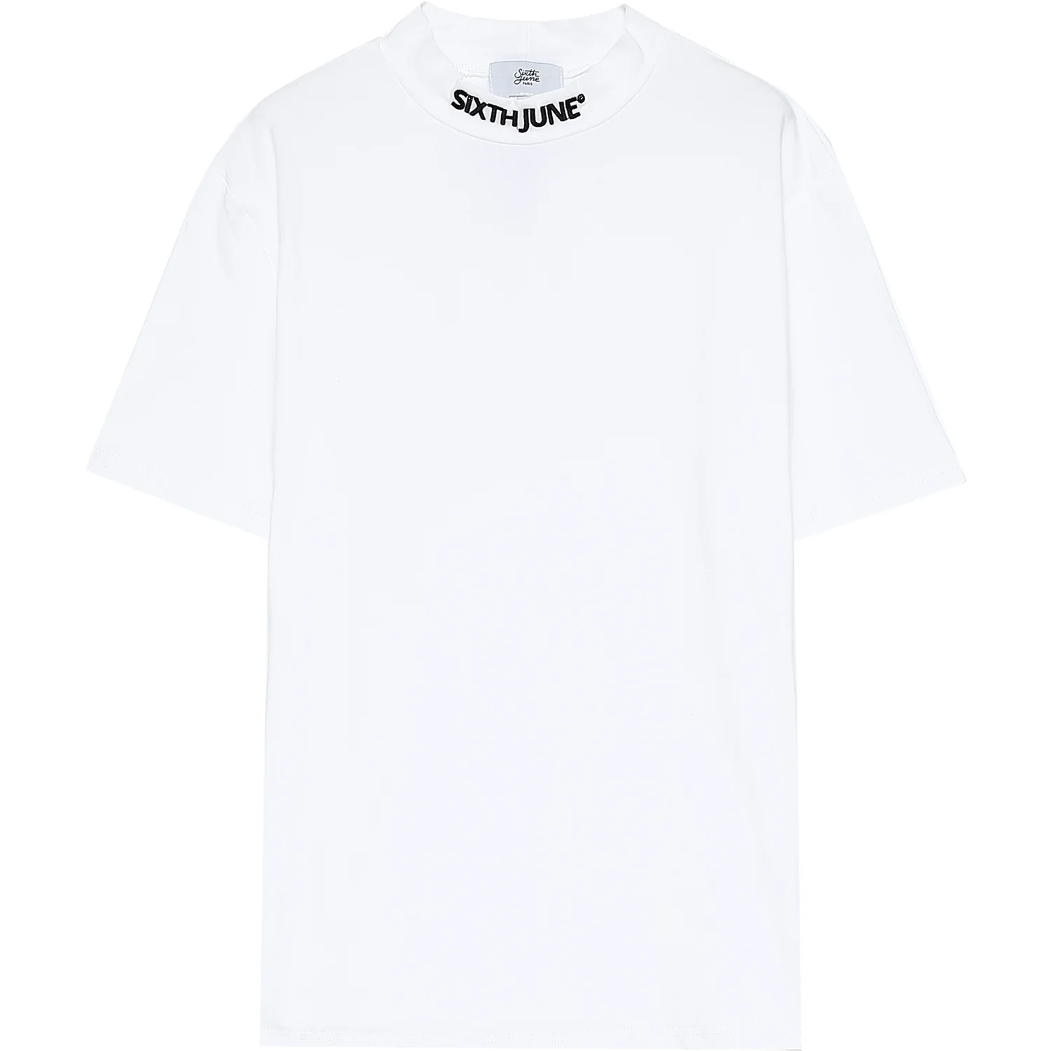 T-shirt logo col blanc
