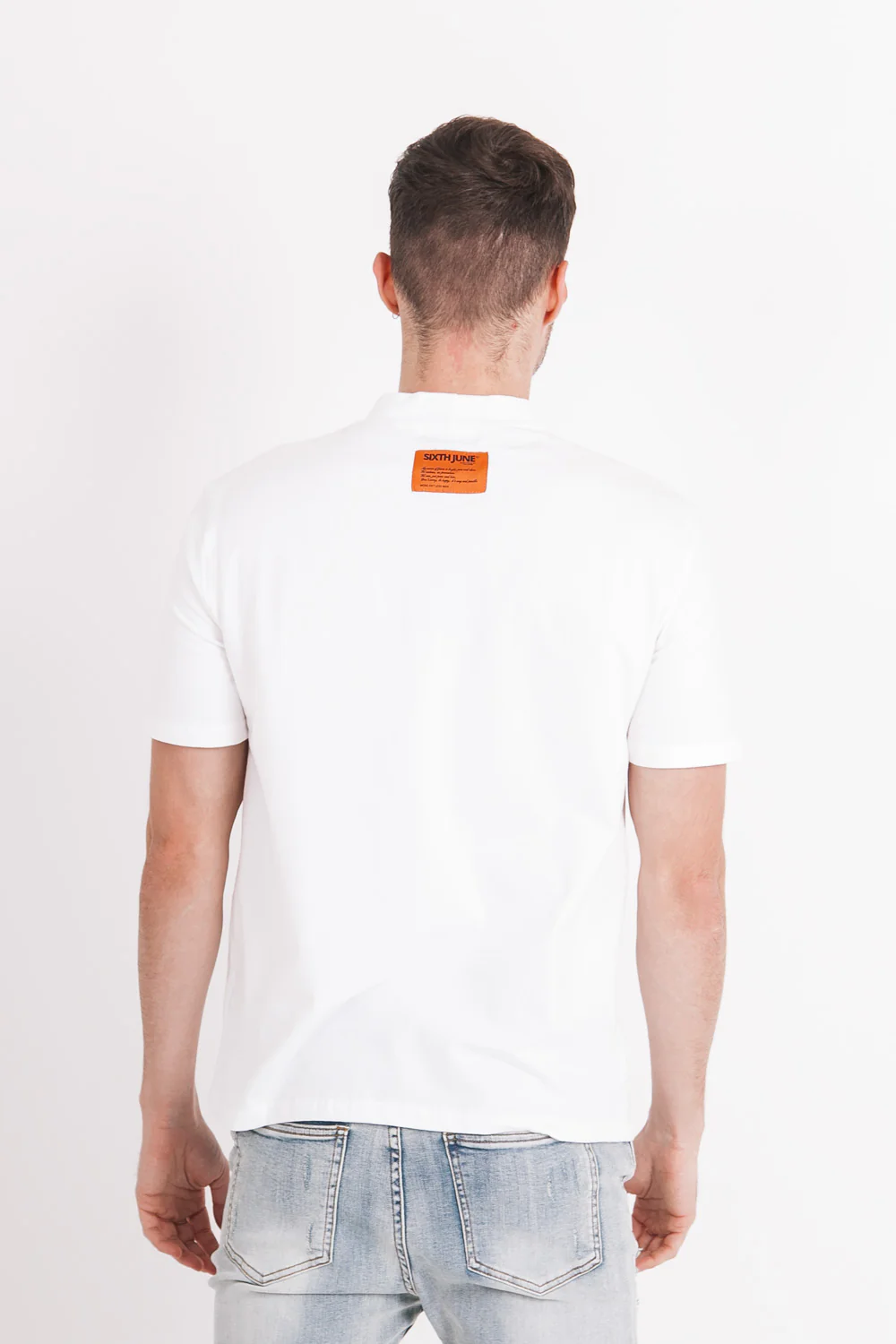 T-shirt logo col blanc - Image 5