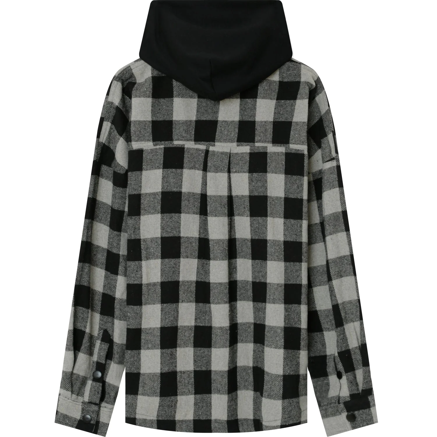 Surchemise tartan capuche Gris - Image 7