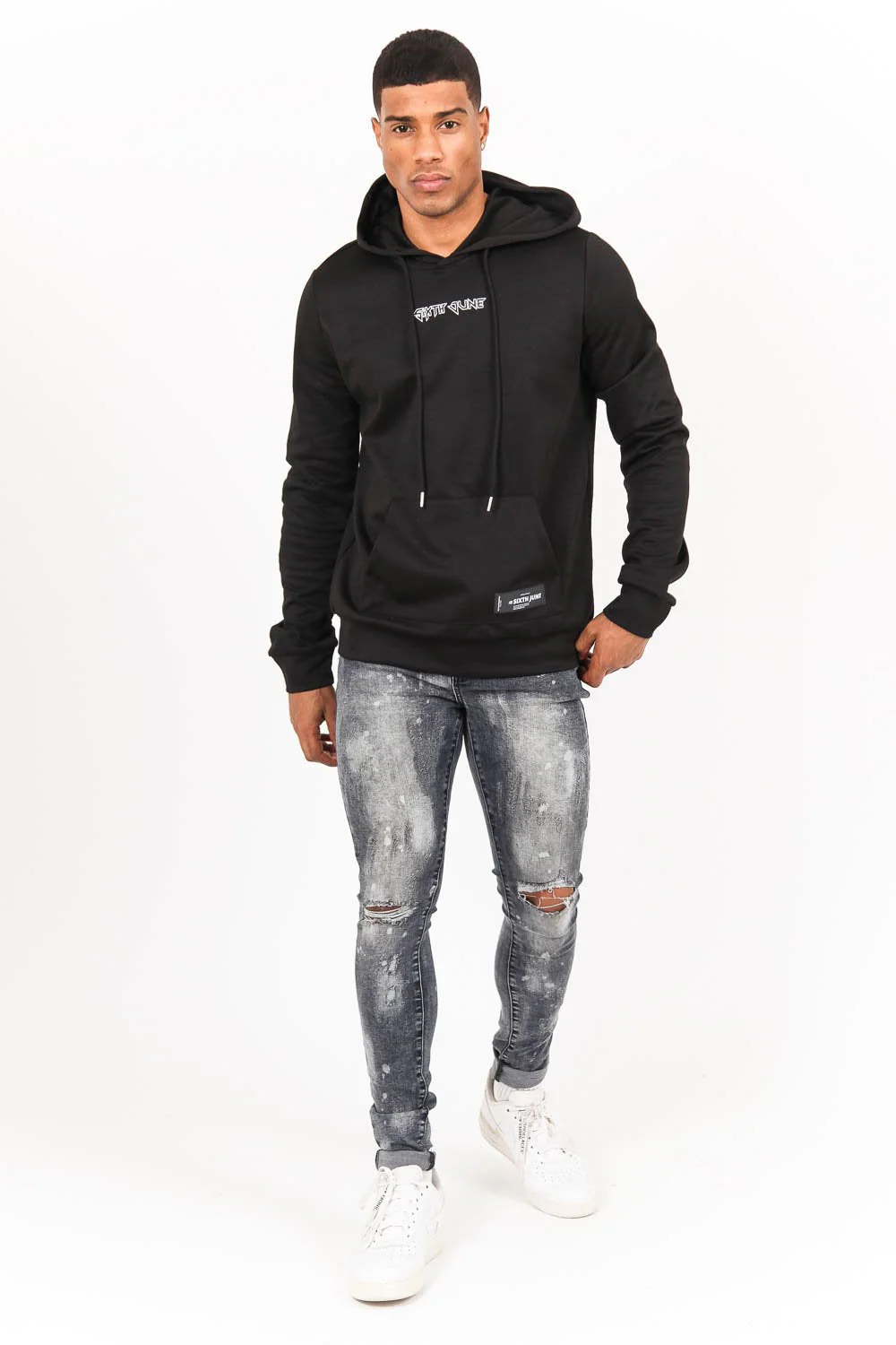 Hoodie bad reputation hard rock noir - Image 6
