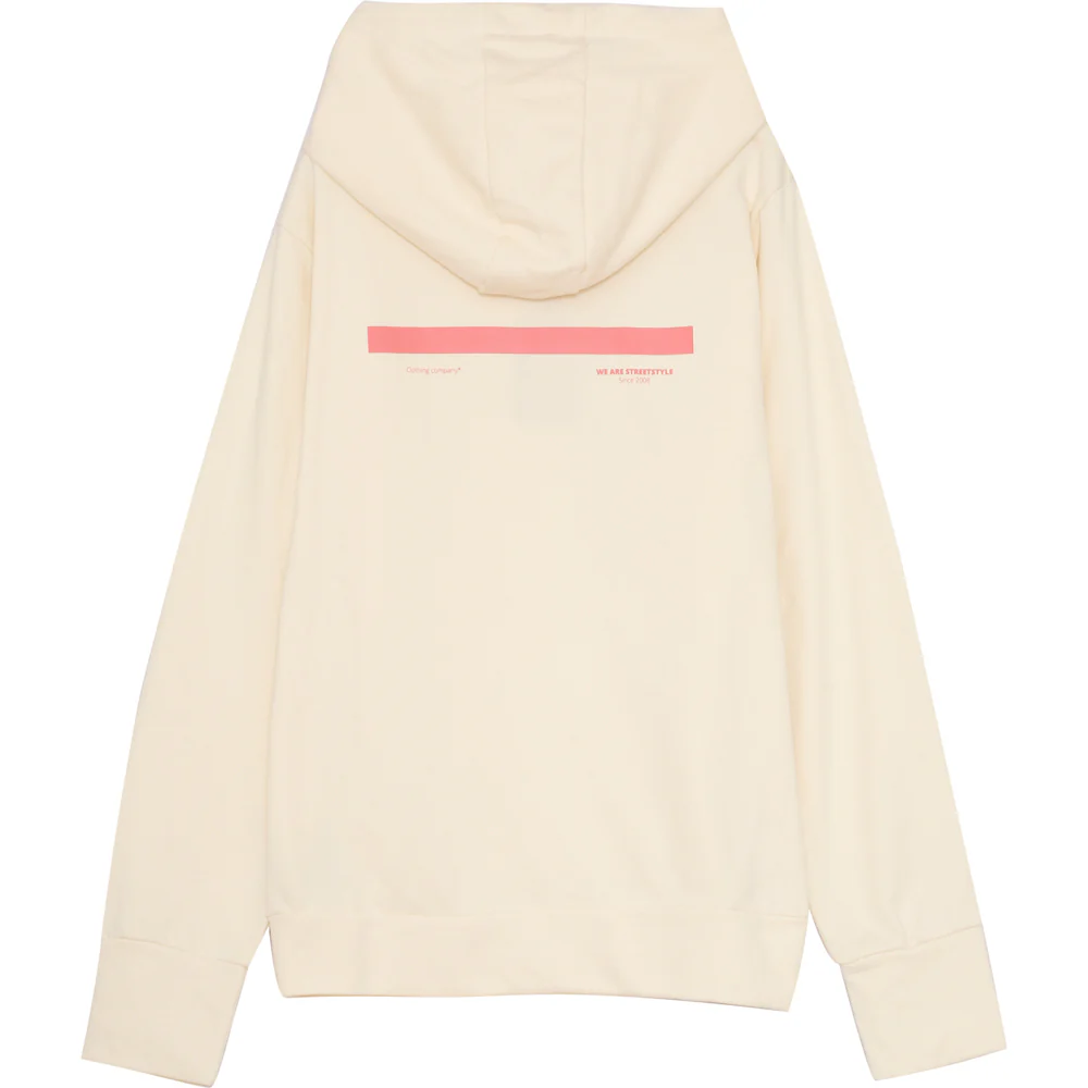 Sweat à capuche imprimé bande logo jaune clair - Image 7