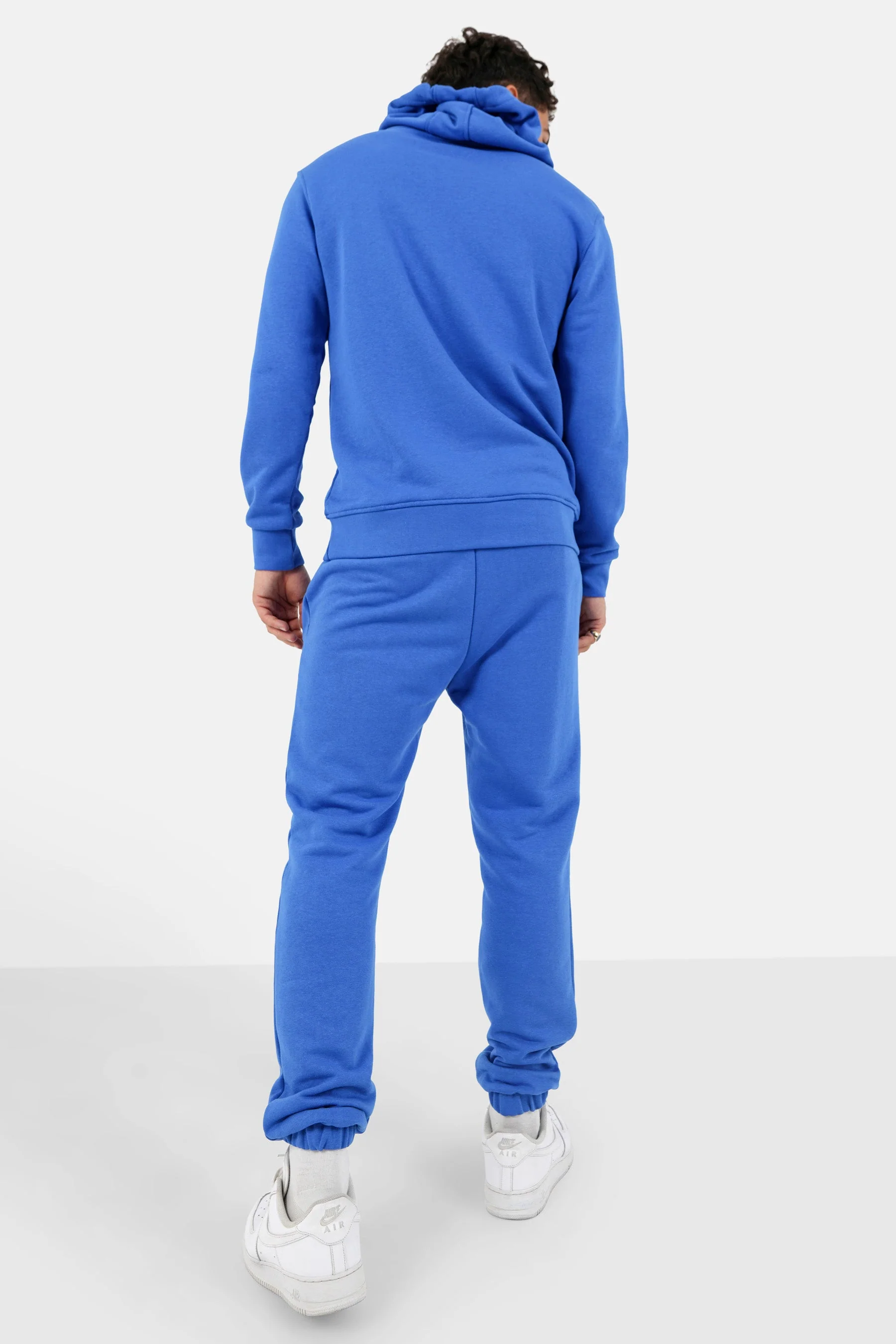 Jogging + sweat capuche logo gommé Bleu foncé - Image 5