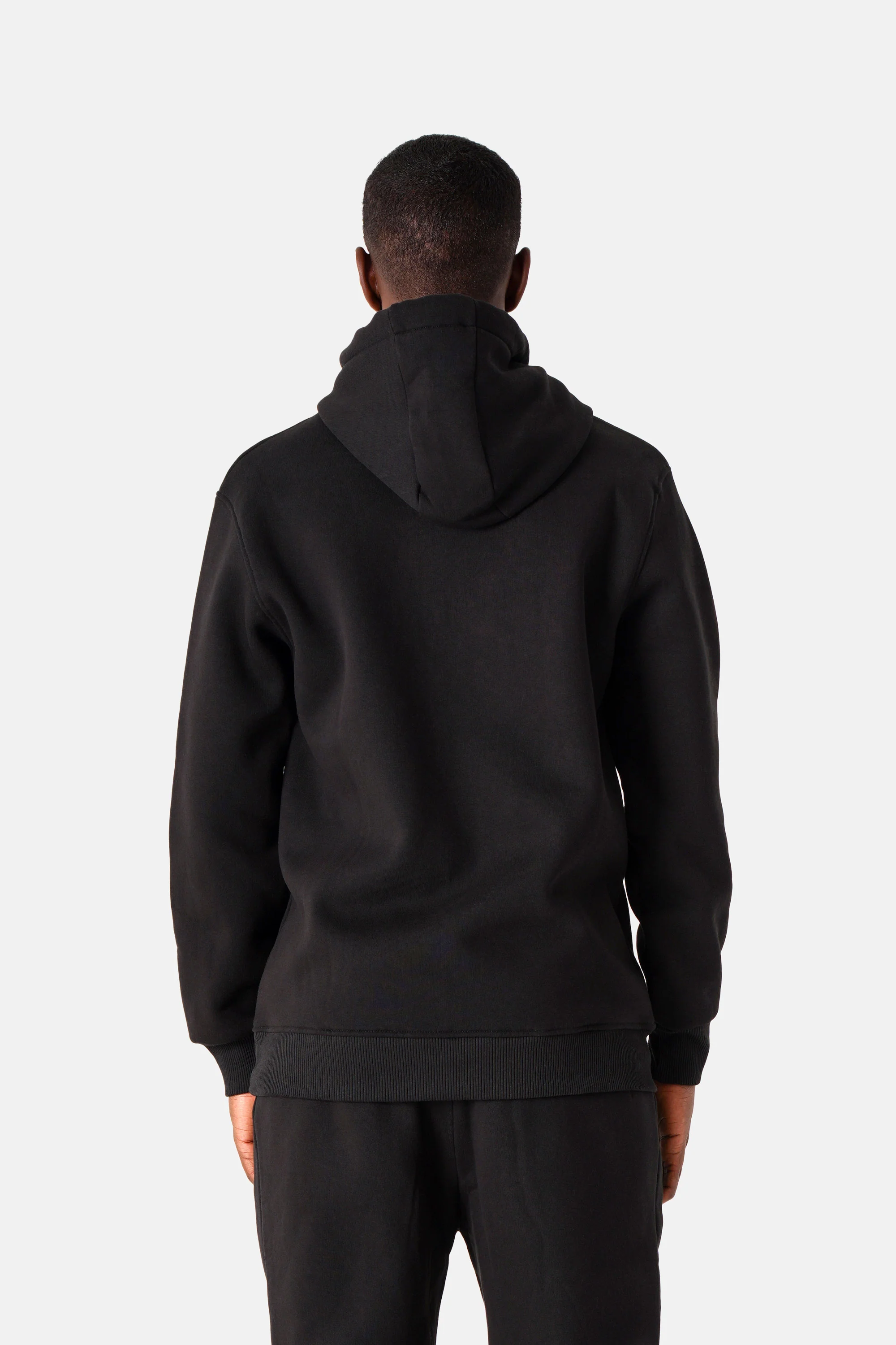 Sweatshirt capuche relief Noir - Image 5