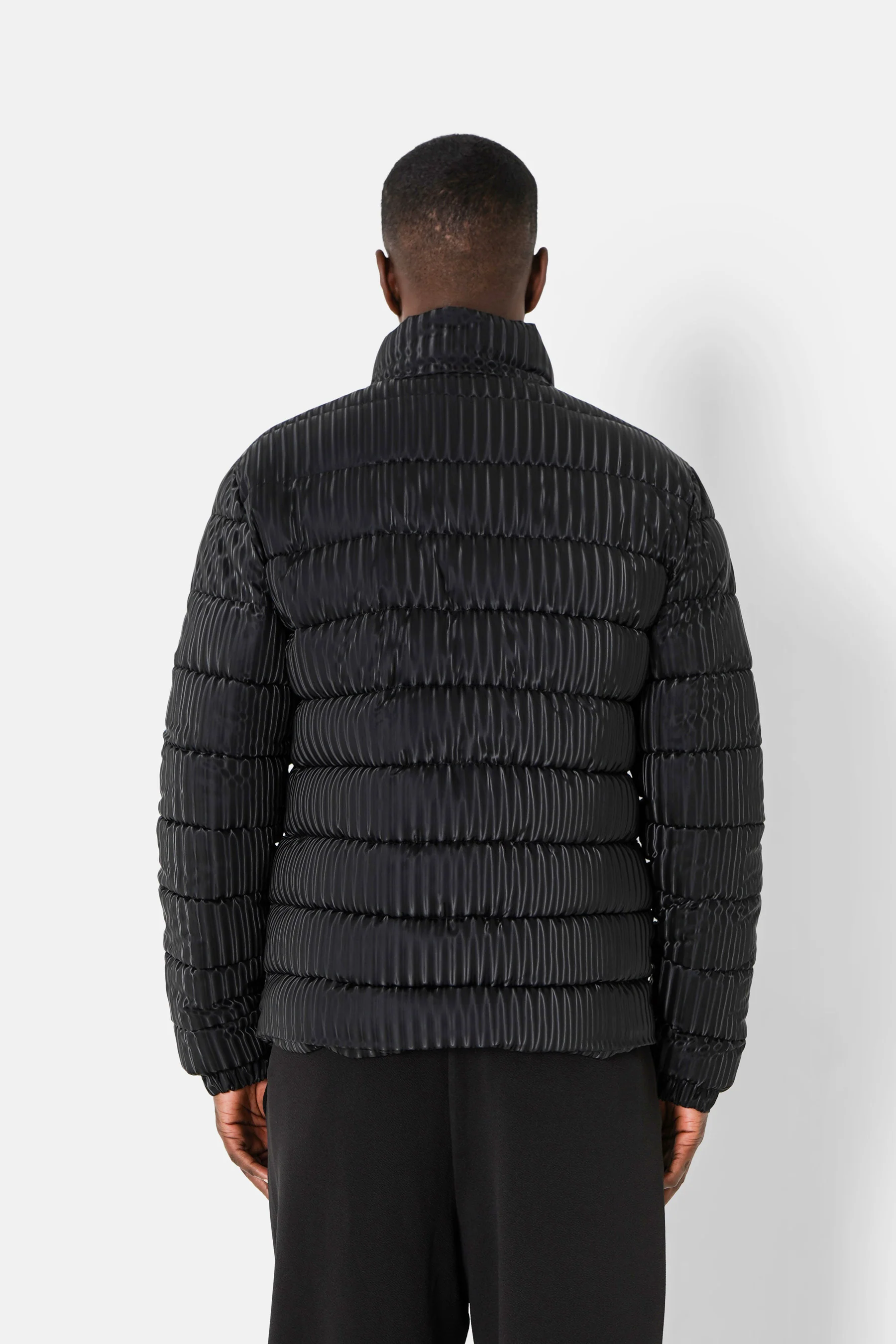 IRIDESCENT metallic puffer jacket - Image 5