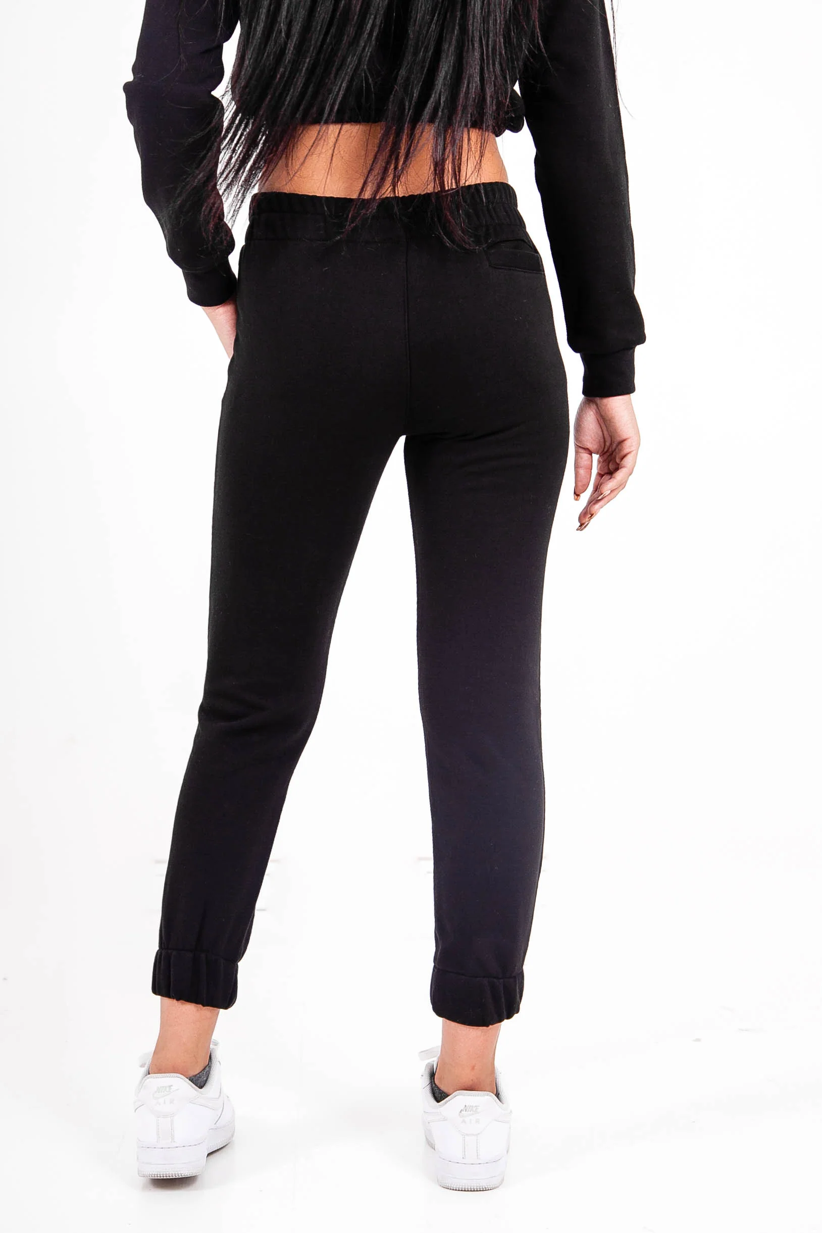 Jogging coton logo iridescent noir - Image 5