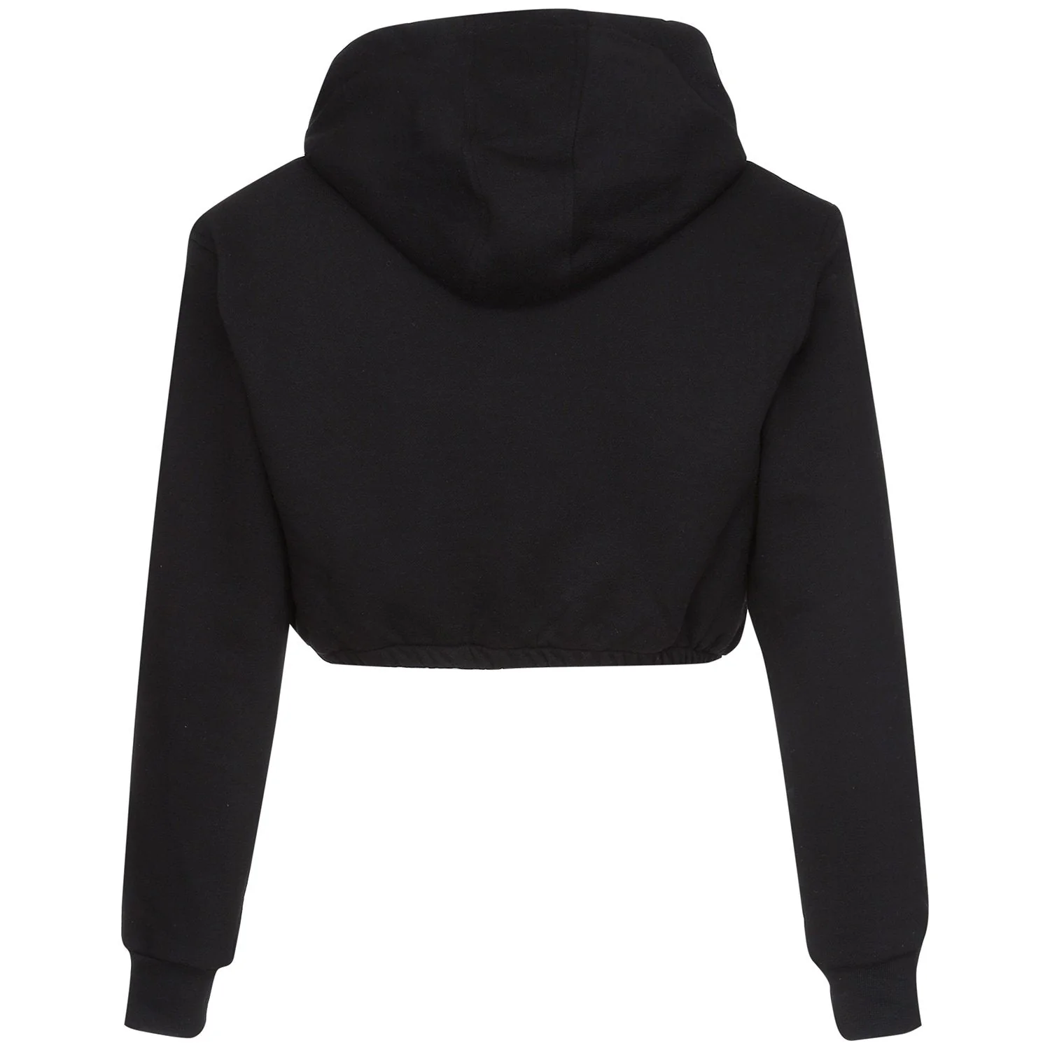 Sweat à capuche court holographique noir - Image 6