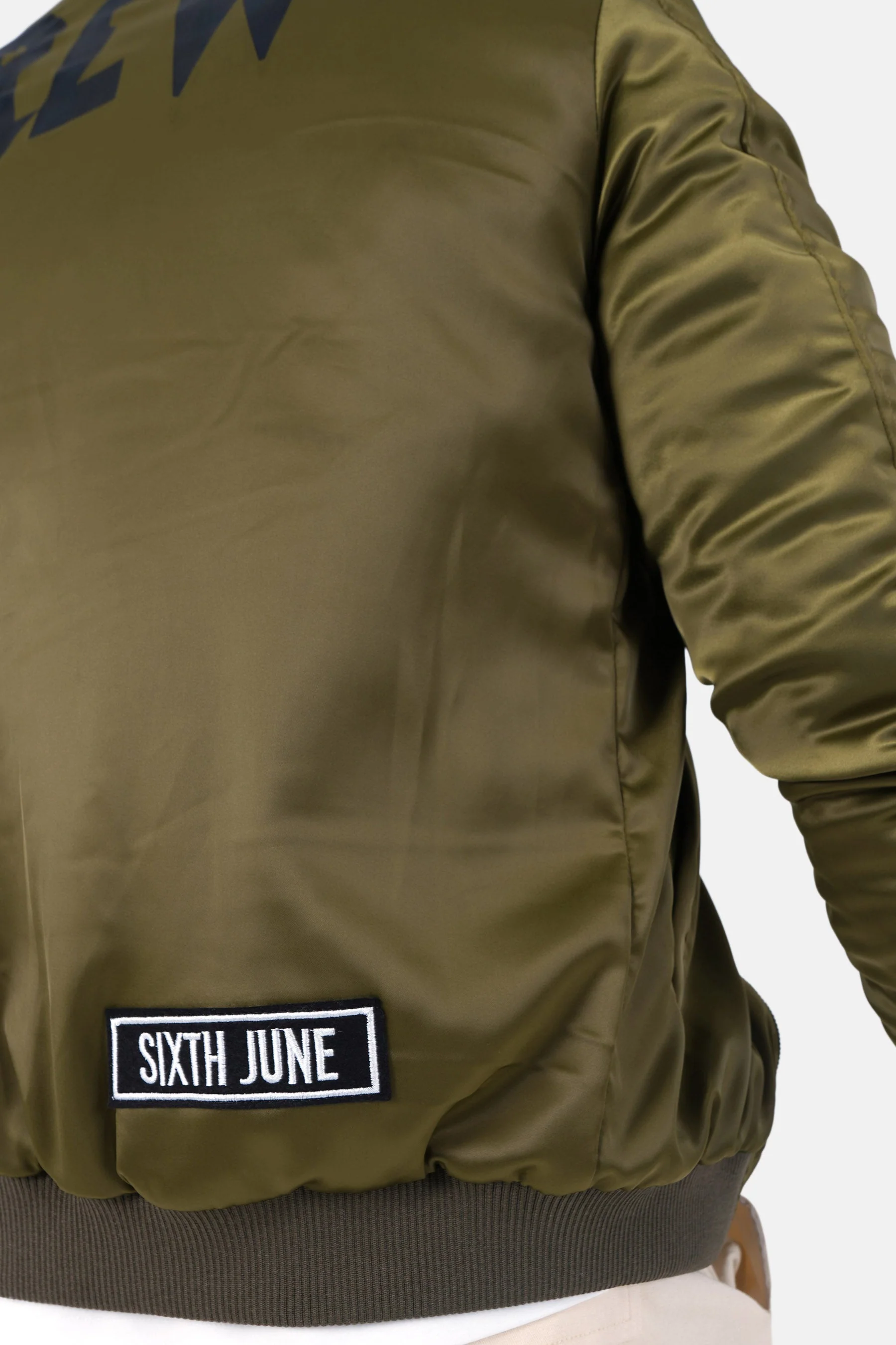 Veste imprimé Crew Vert kaki - Image 4