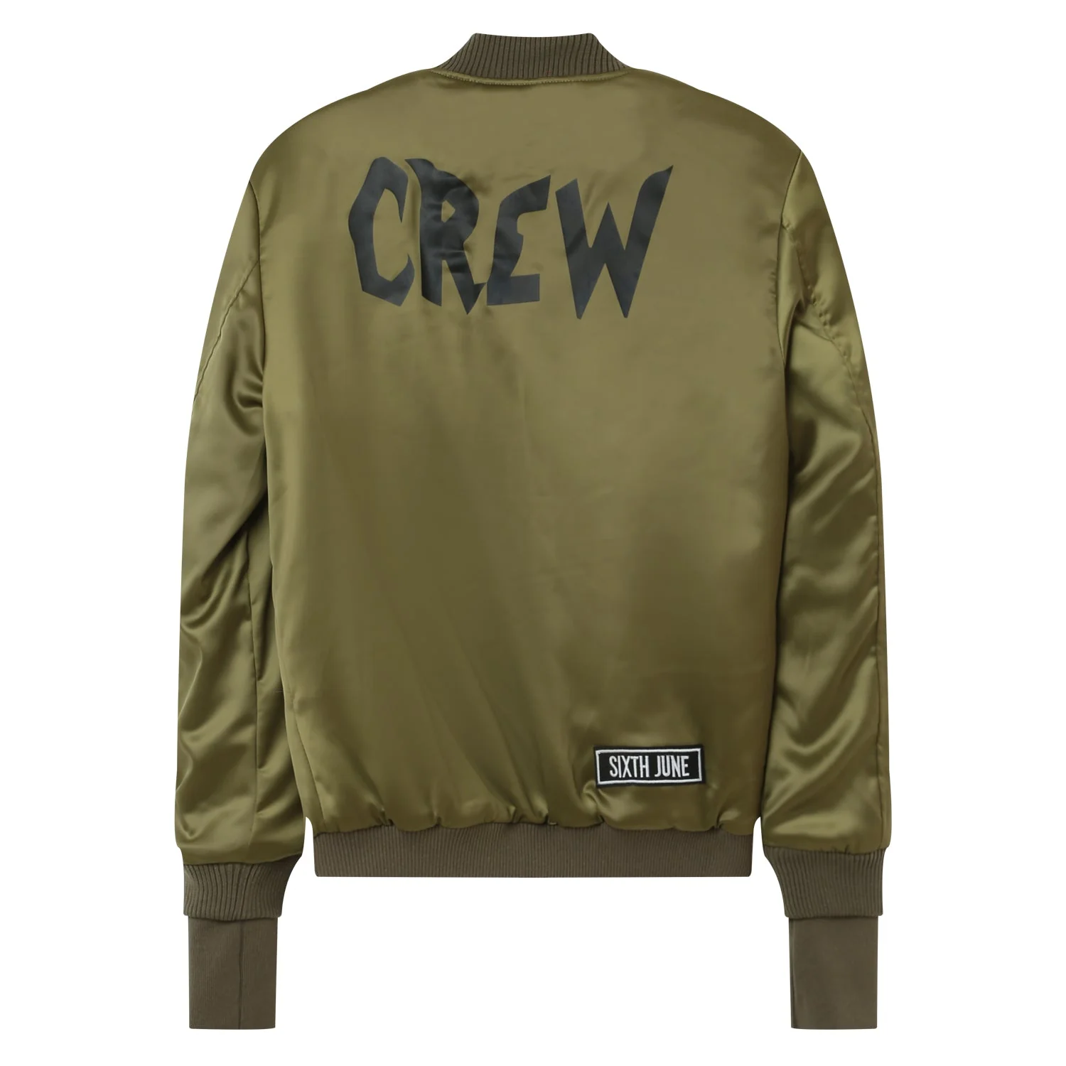 Veste imprimé Crew Vert kaki - Image 7