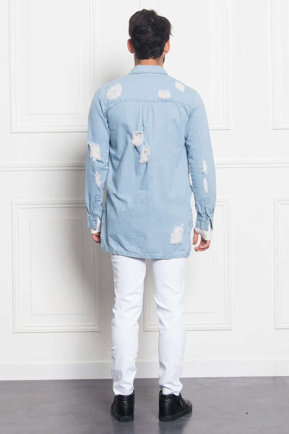 Denim crop denim white M2460HDE - Image 4