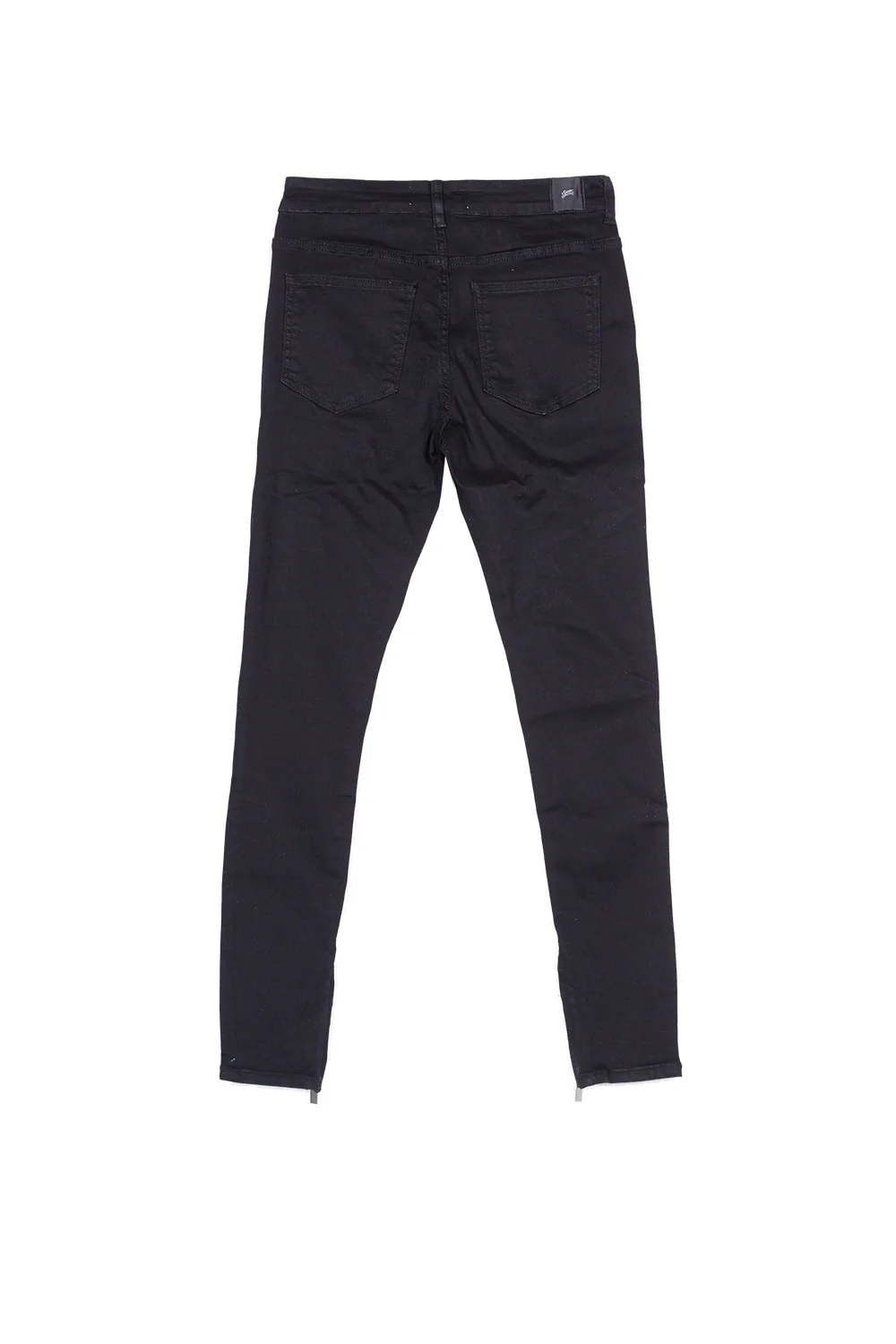 Jean biker lacets noir - Image 6