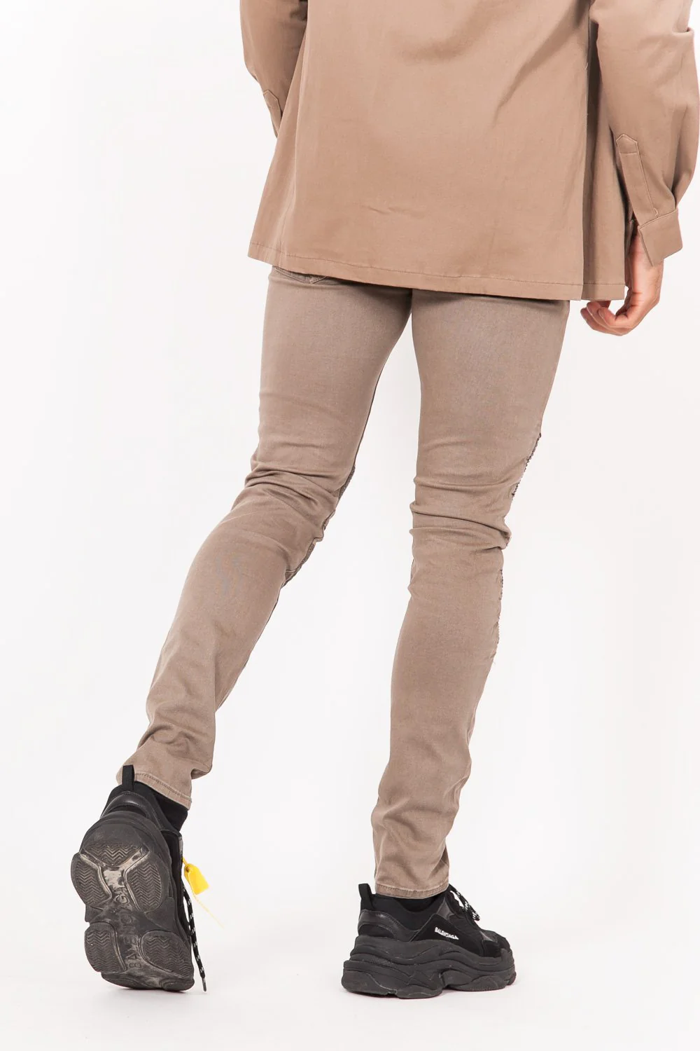 Jean biker beige M2246HDE - Image 3