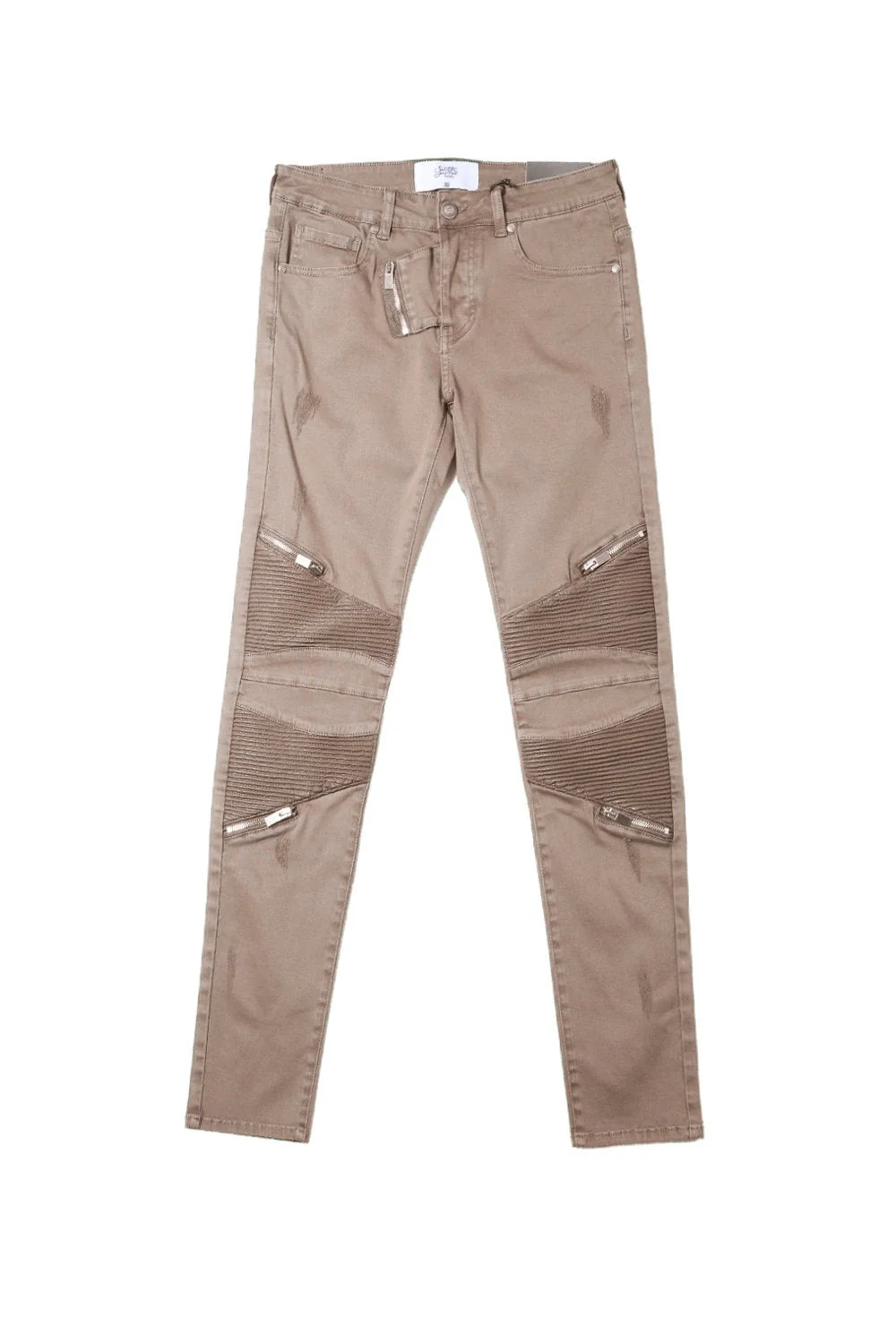 Jean biker beige M2246HDE - Image 4