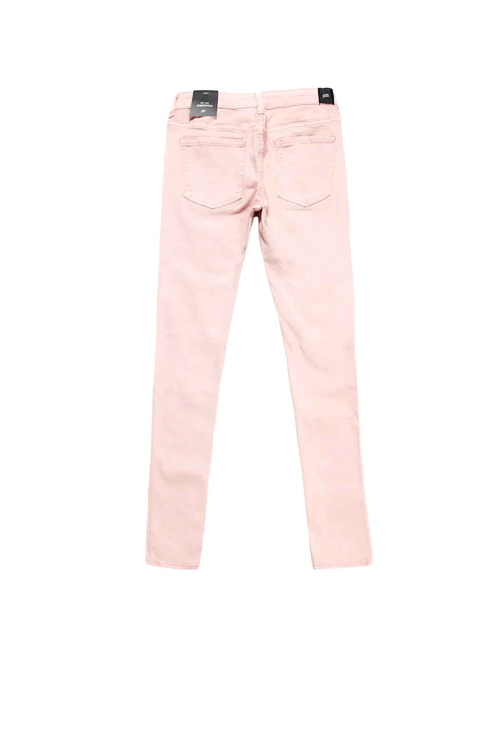 Jean biker Sixth June Femme rose W2259HDE - Image 6