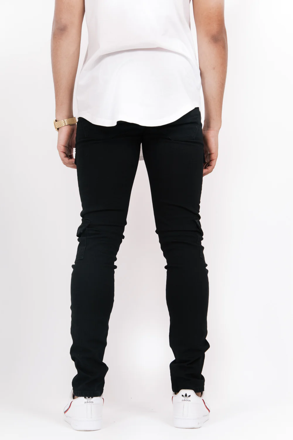 Denim cargo pockets black M2468HDE - Image 5