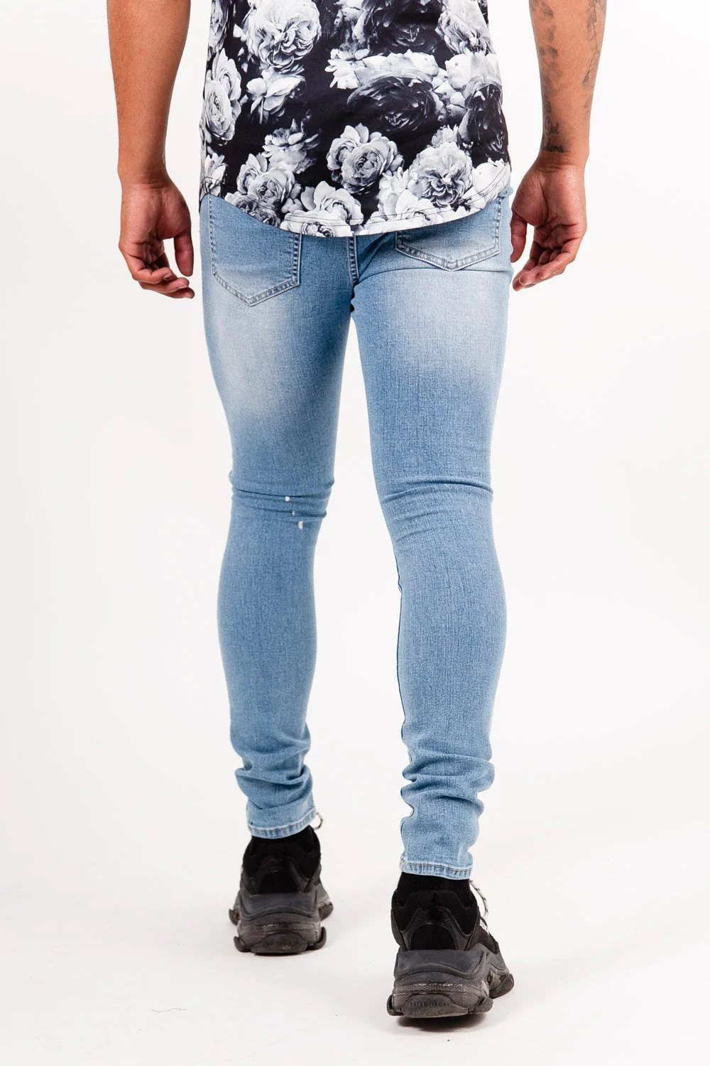 Jean déchiré bleu - Image 5