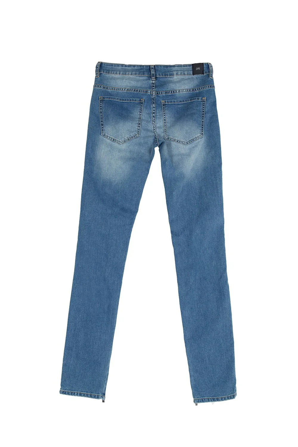 Jean déchiré zippé Bleu - Image 5