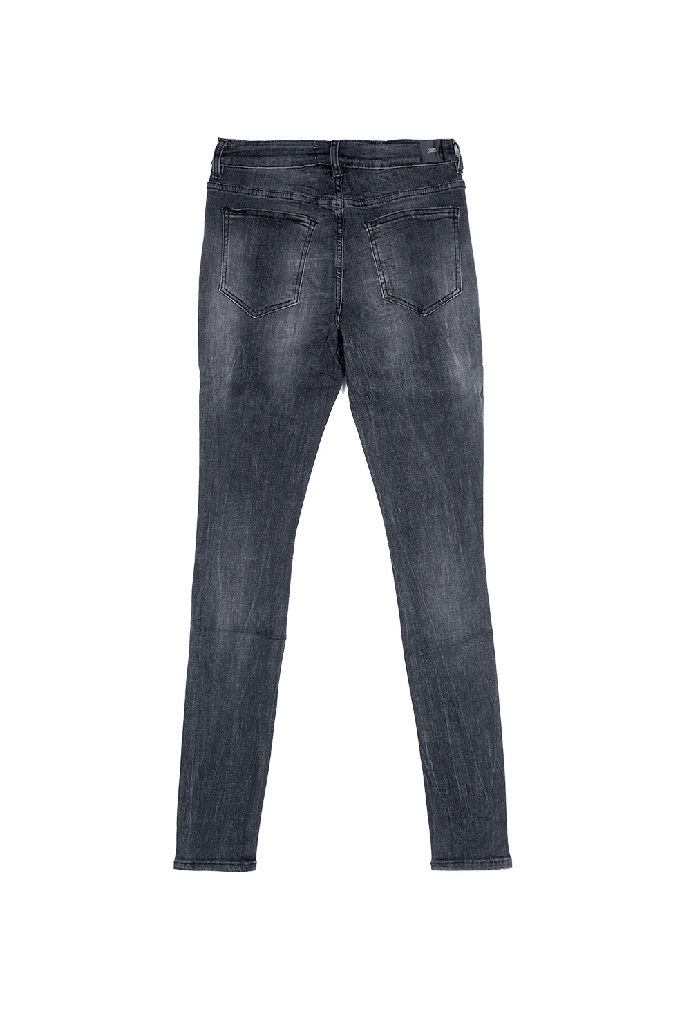 Jean déchirures skinny gris - Image 5