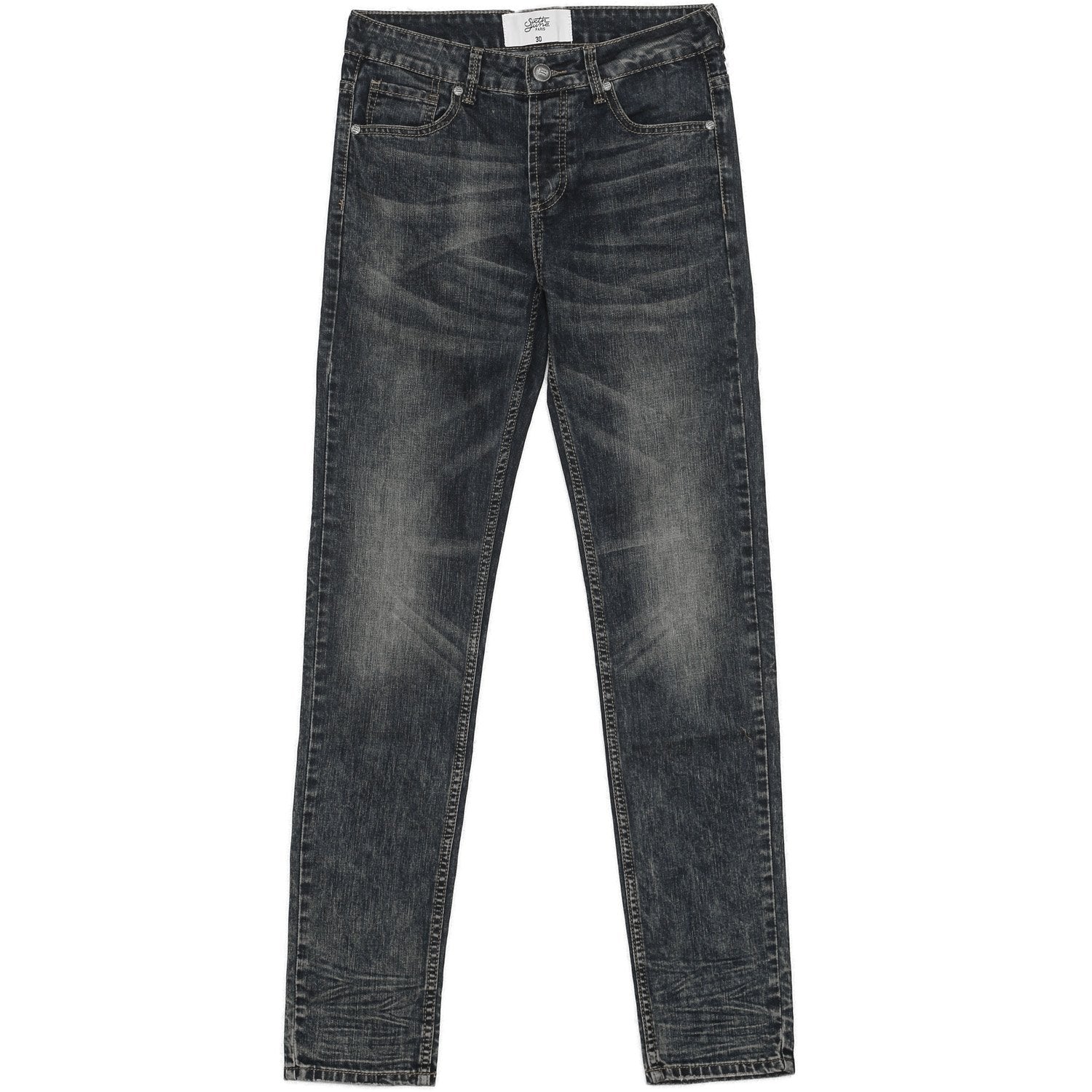 Jean délavé Bleu foncé - Image 6
