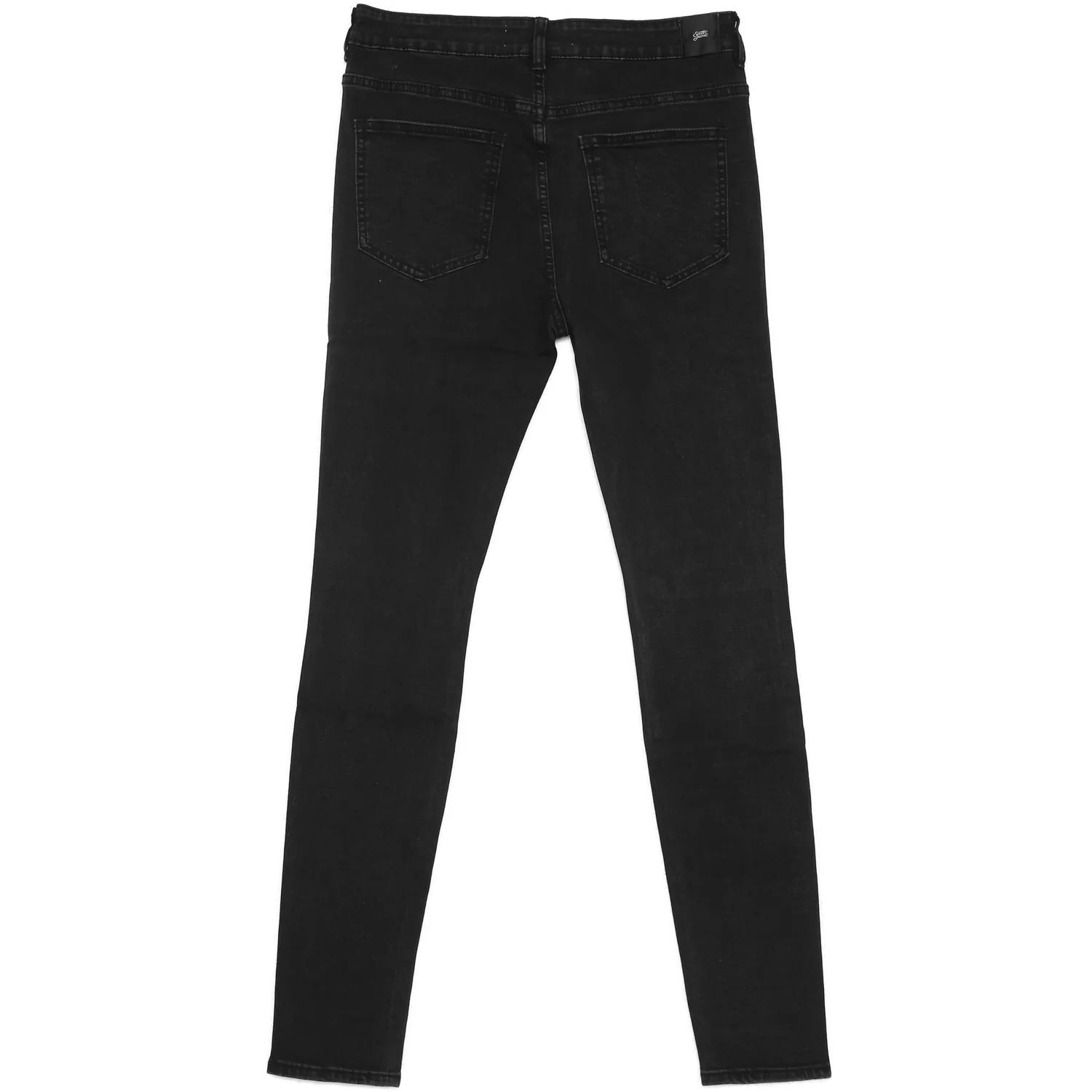 Jean destroy patch gauffré noir - Image 8