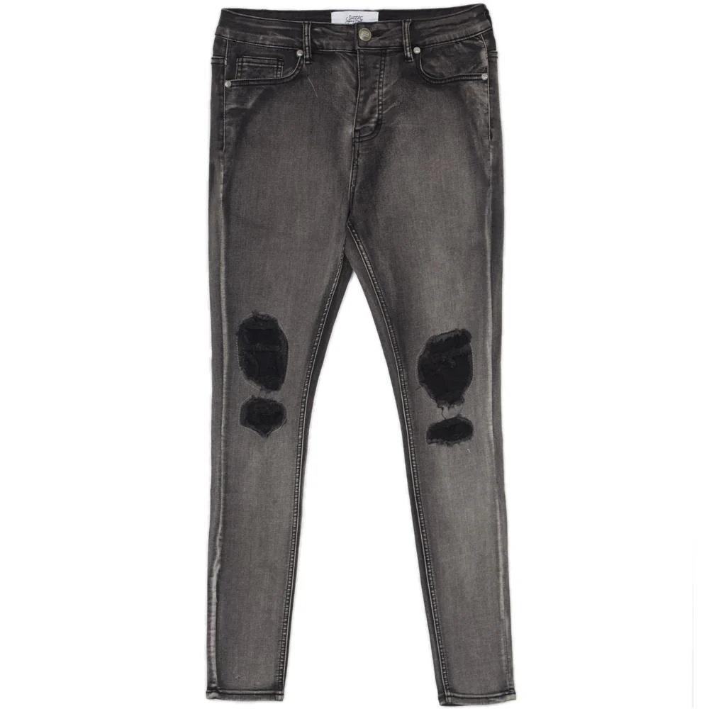 Jean destroy gris - Image 3