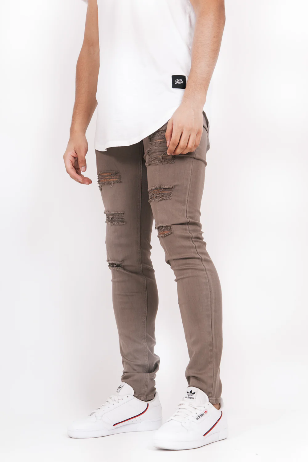 Jean destroy marron 1610H - Image 2