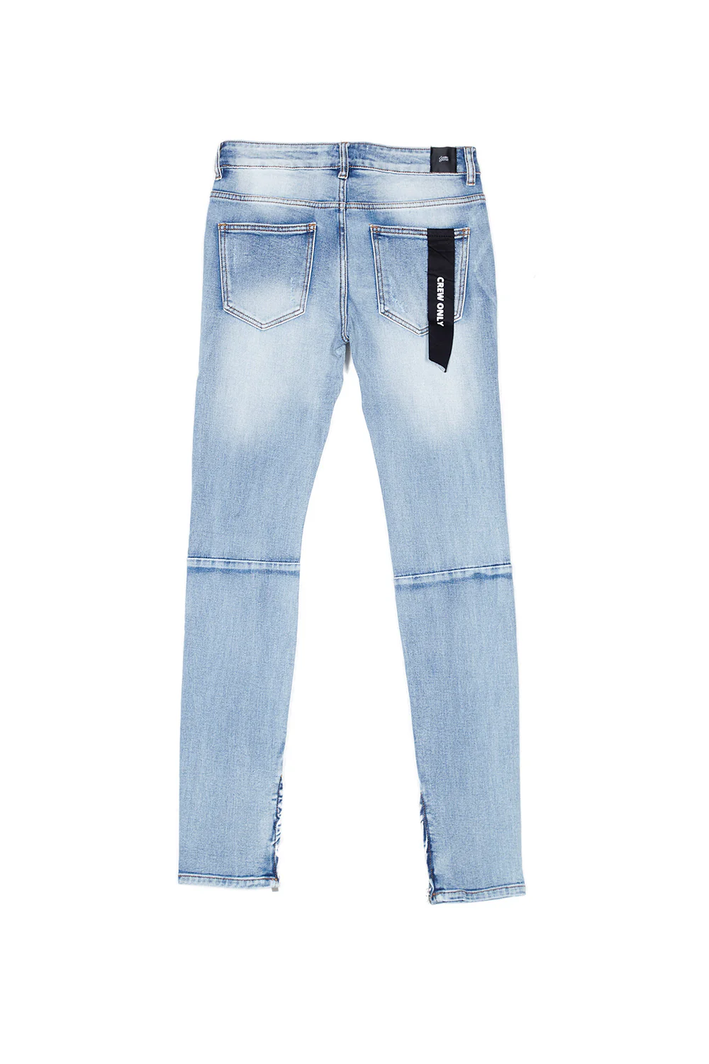 Jean destroy zips bleu - Image 6