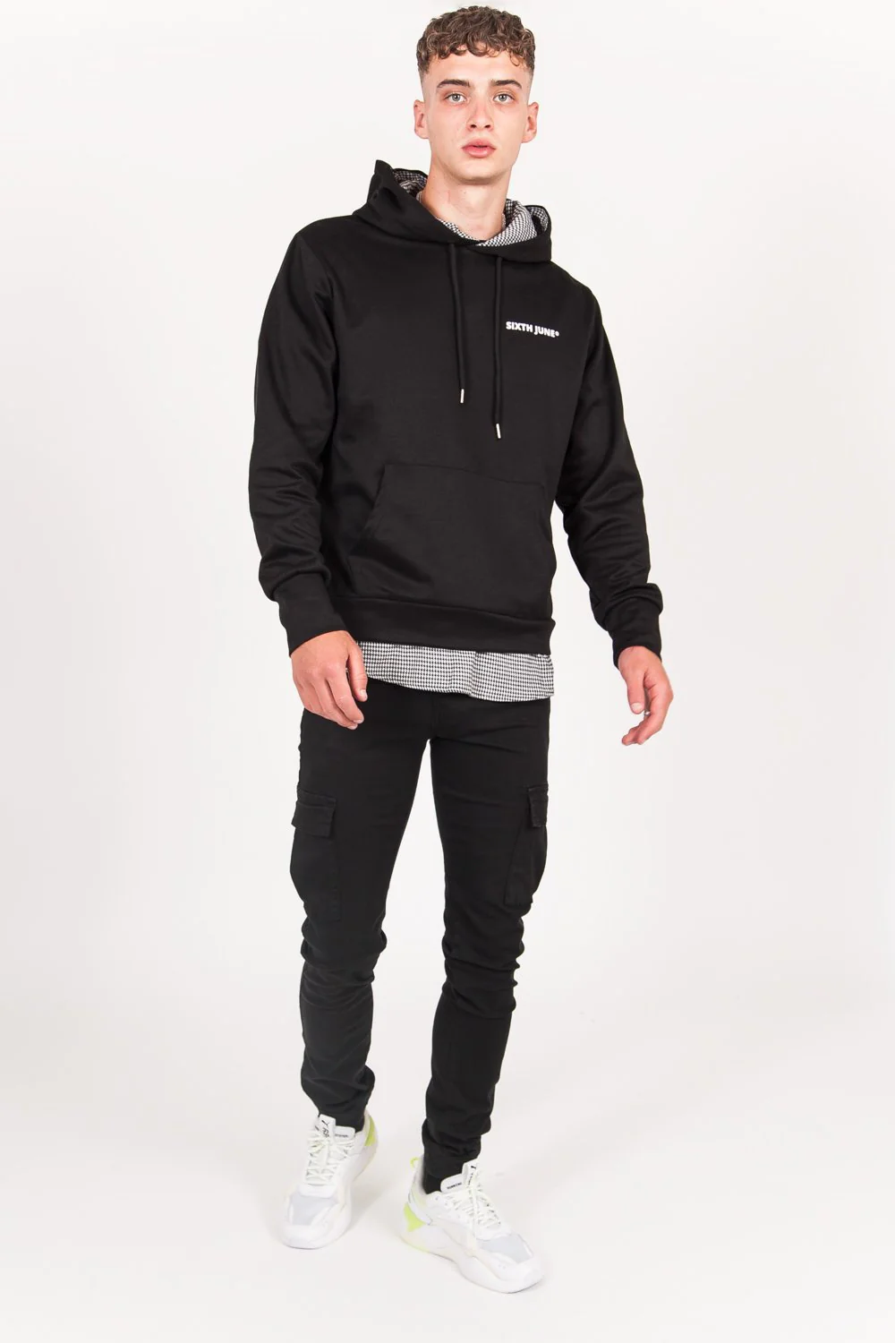 Jean poches cargo noir - Image 2