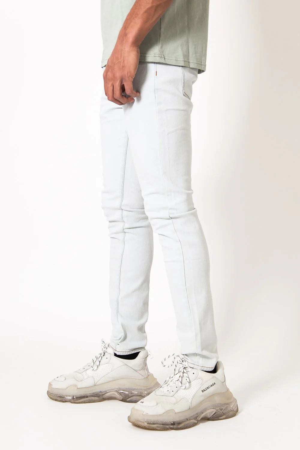 Jean skinny Bleu clair - Image 4