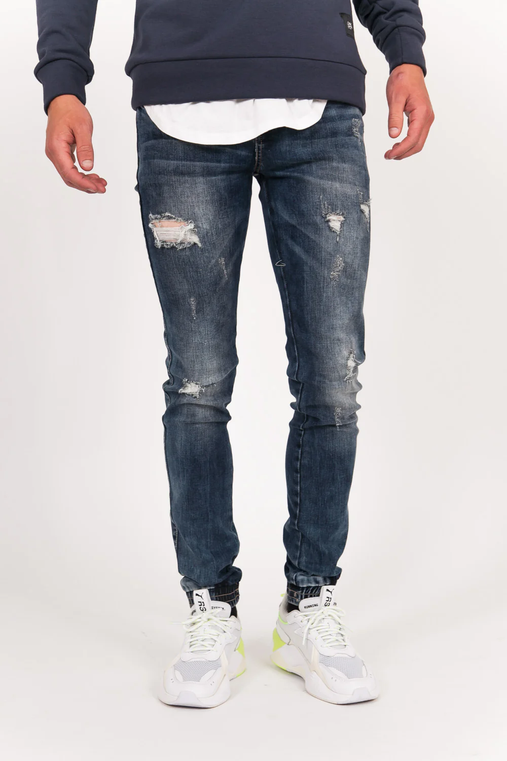 Jean slim destroy bleu M1912HDE - Image 2