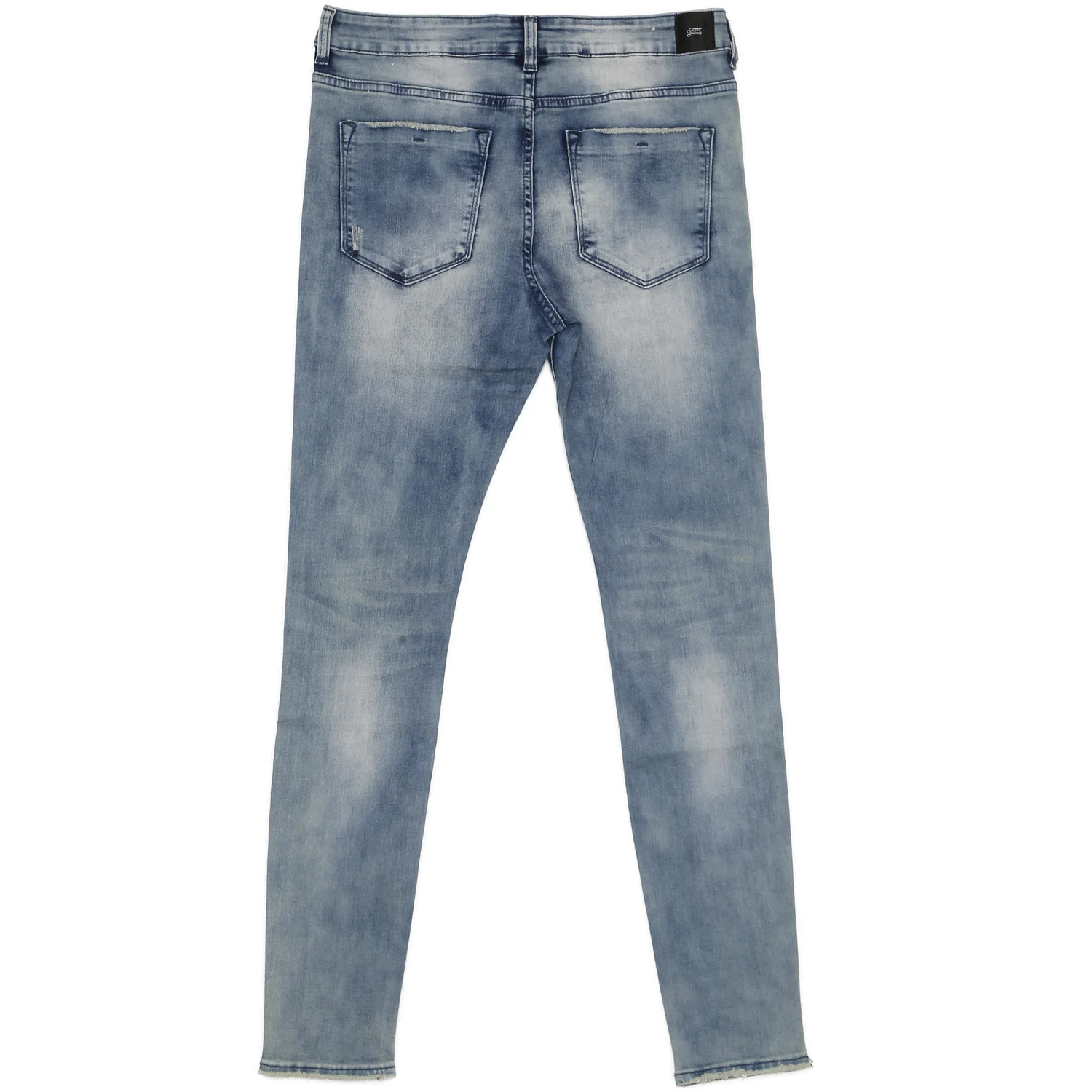 Jean usé base logo bleu clair - Image 6