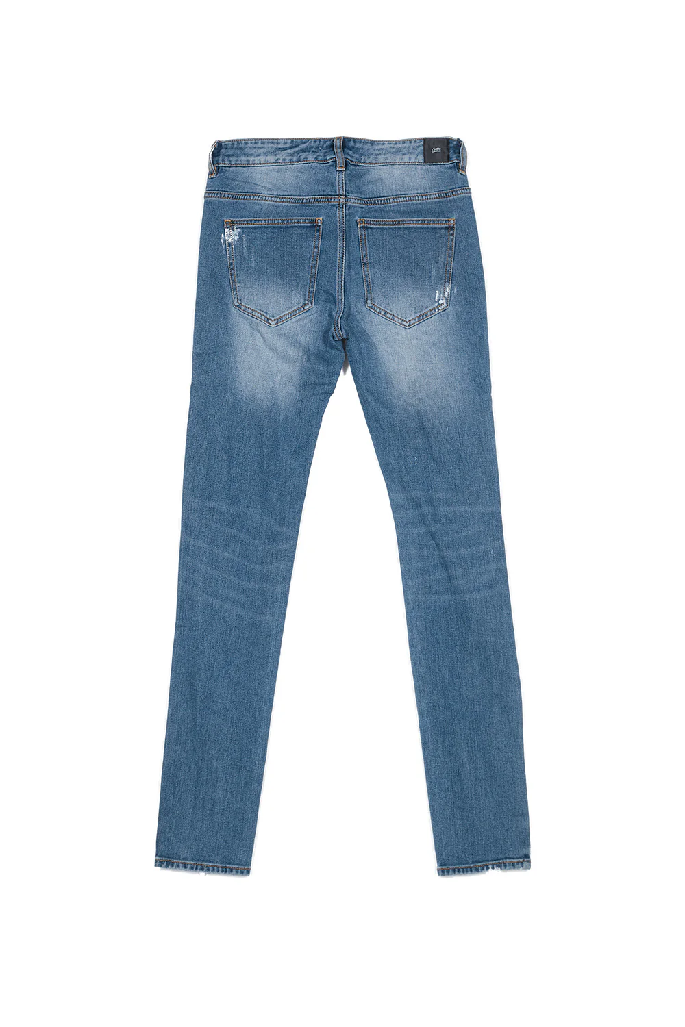 Jean zips avant peinturé bleu - Image 6