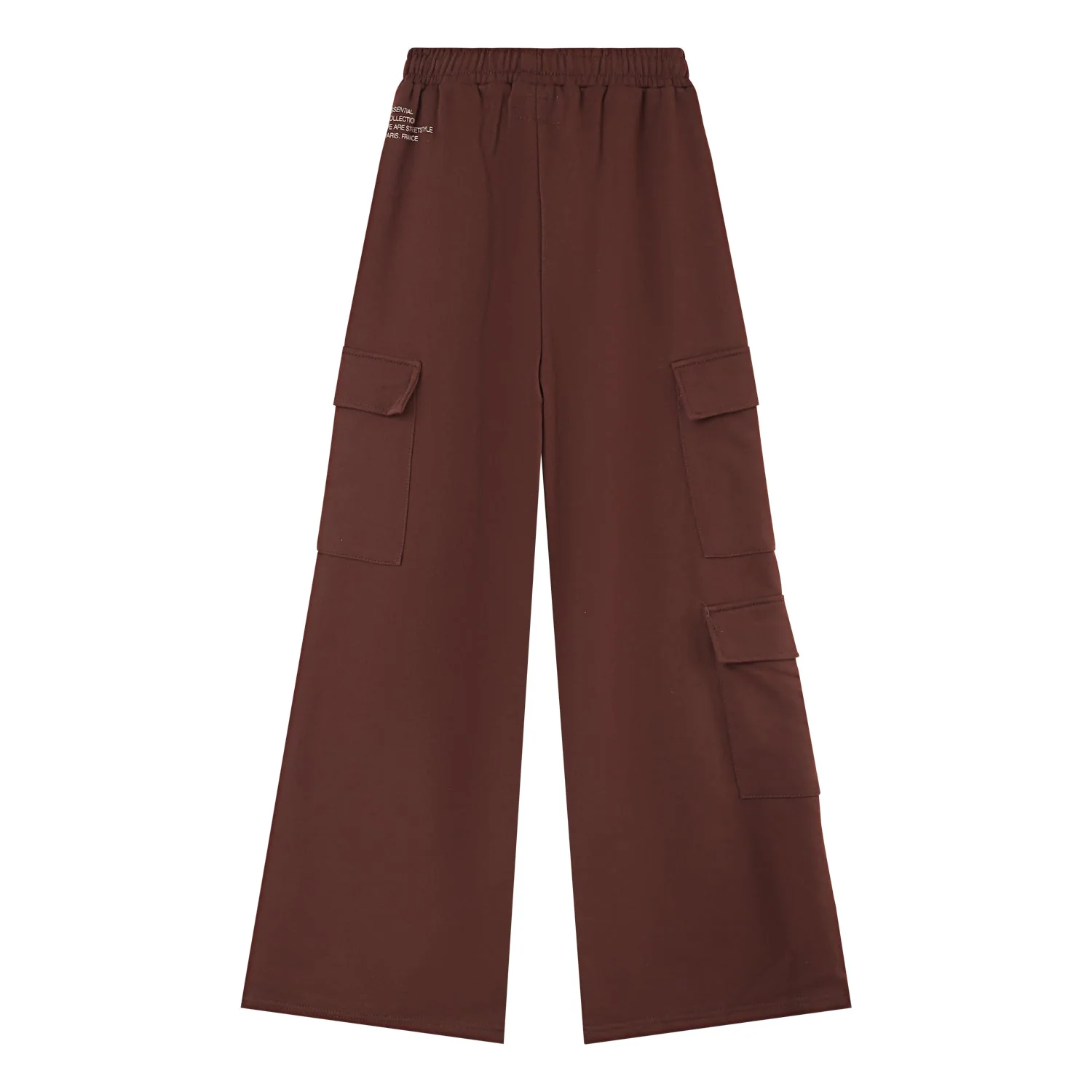 Pantalon molletonné loose cargo Marron - Image 7