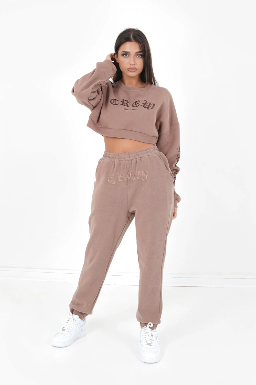 Jogging CREW gothique Beige foncé - Image 2